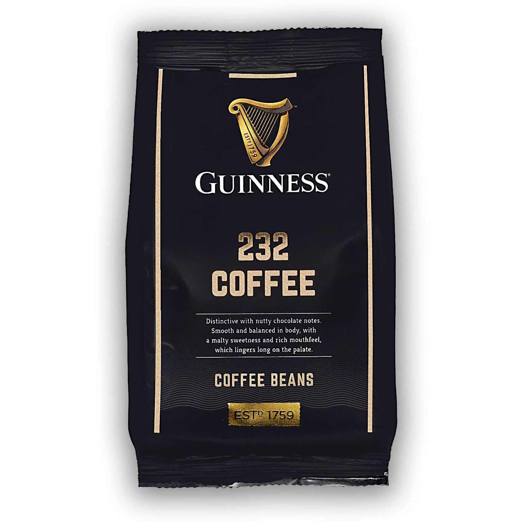 Exclusive, Limited Edition Guinness Coffee '232' Brew By Tiki Tonga Coffee Roasters. Roasted In The United Kingdom (Whole Roasted Beans)