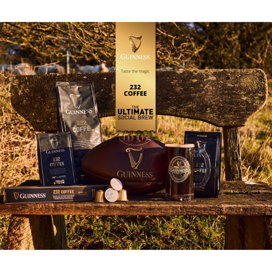 Exclusive, Limited Edition Guinness Coffee '232' Brew By Tiki Tonga Coffee Roasters. Roasted In The United Kingdom (Whole Roasted Beans)
