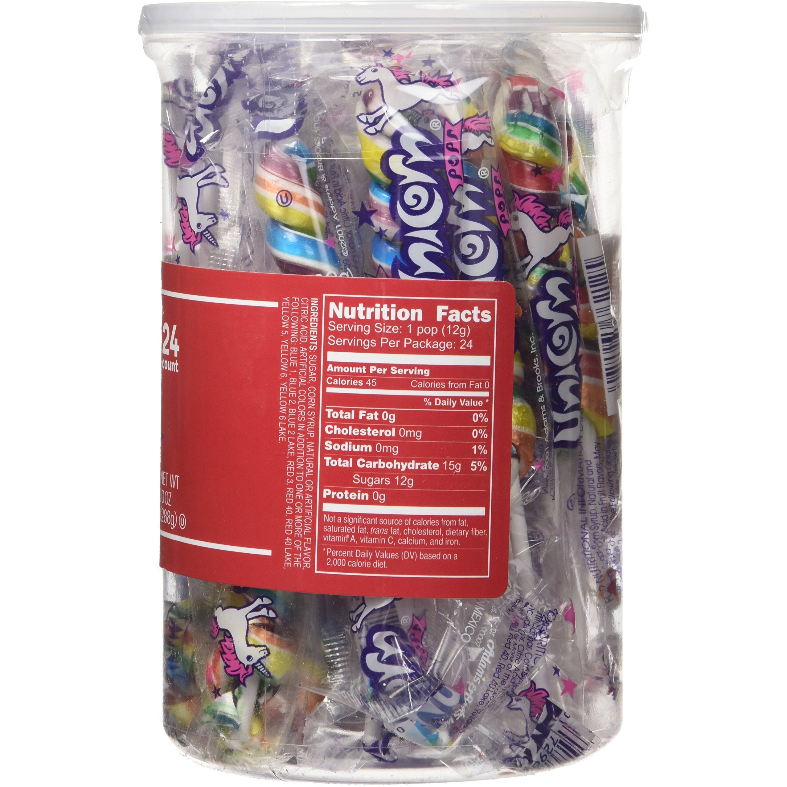 Adam & Brooks Mini Unicorn Pops 24Ct