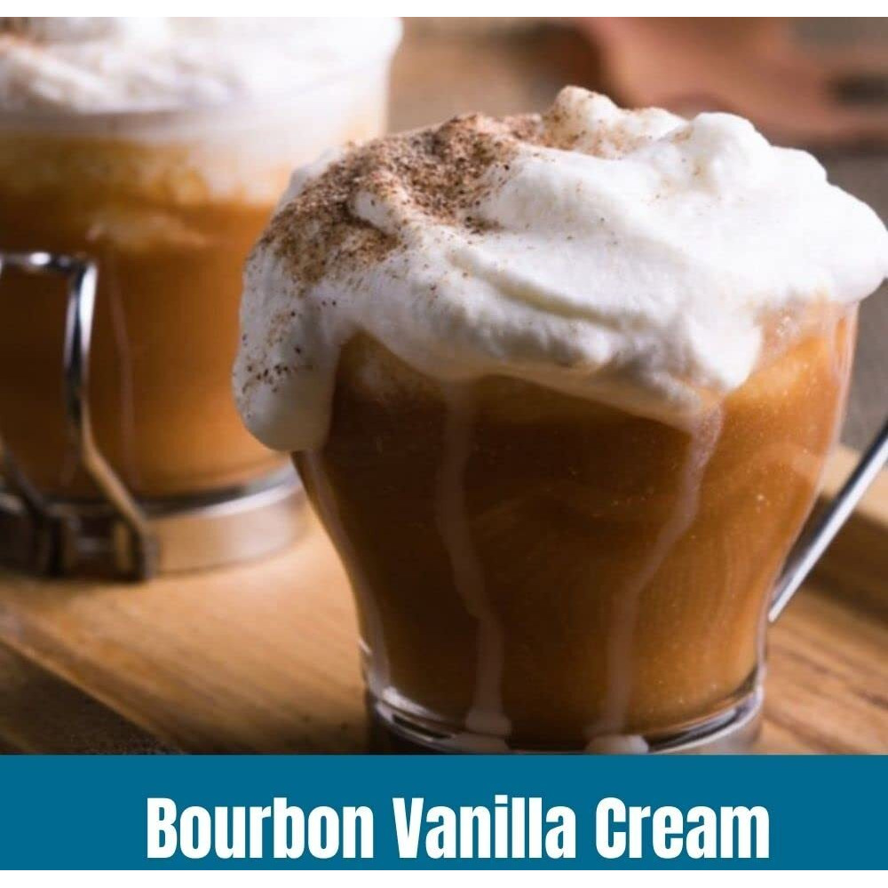Door County Coffee Bourbon Vanilla Cream Flavored Coffee Whole Bean | 10 Oz Bag | Medium Roast | 100% Specialty Arabica Coffee | Flavored Gourmet Coffee | Bourbon Vanilla Cream