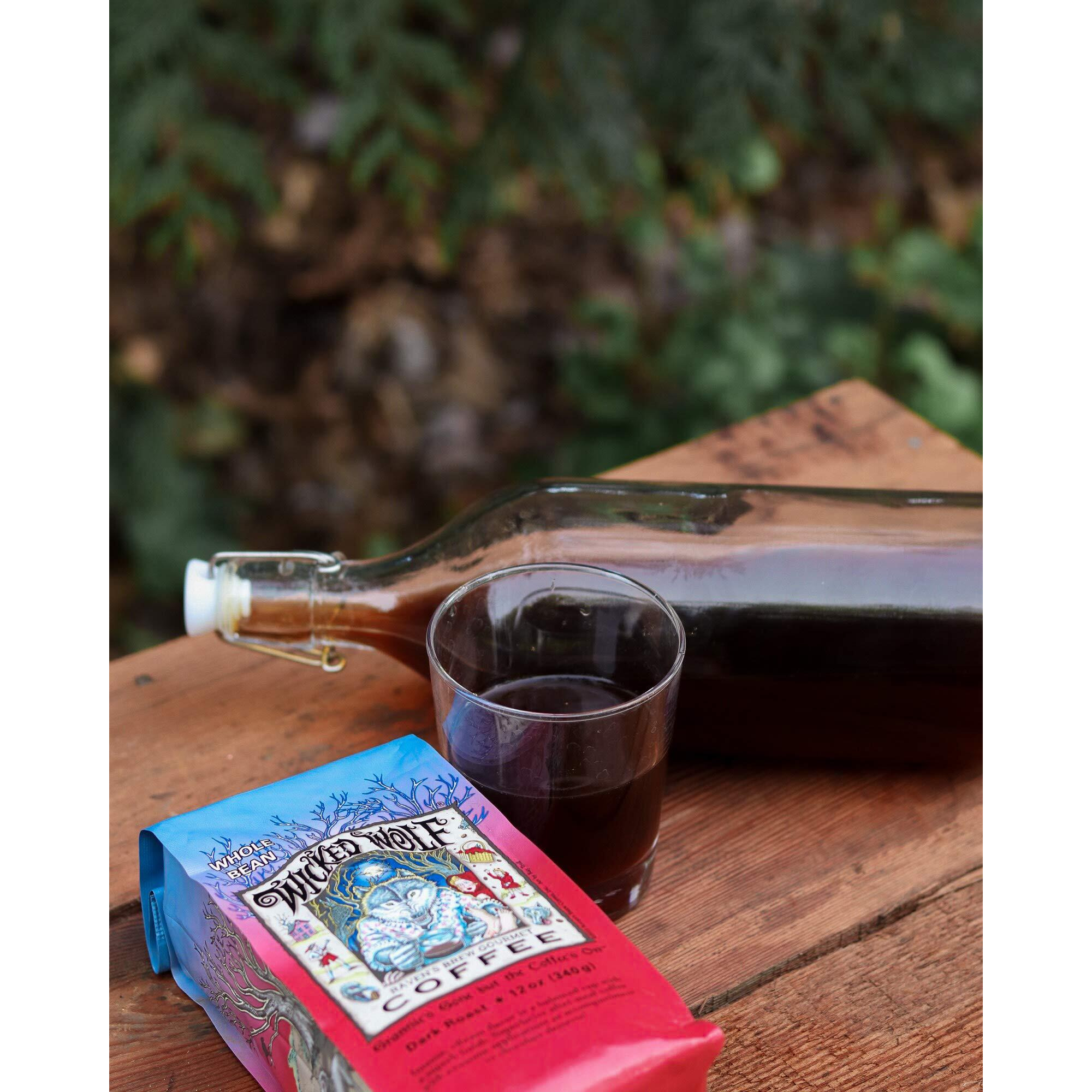 Raven's Brew Whole Bean Variety Pack - 3 Delicious Flavors - Wicked Wolf, Three Peckered Billy Goat And Deadman's Reach - 12 Oz Each