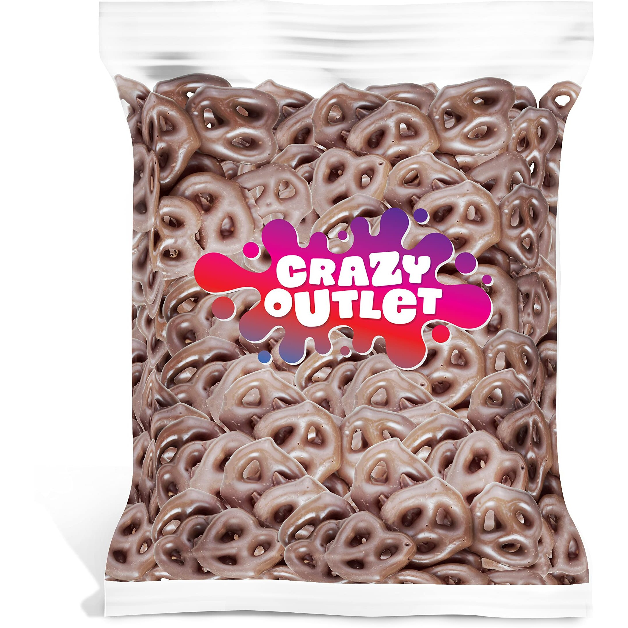 Milk Chocolate Covered Pretzels, Bulk Pack 5 Pounds