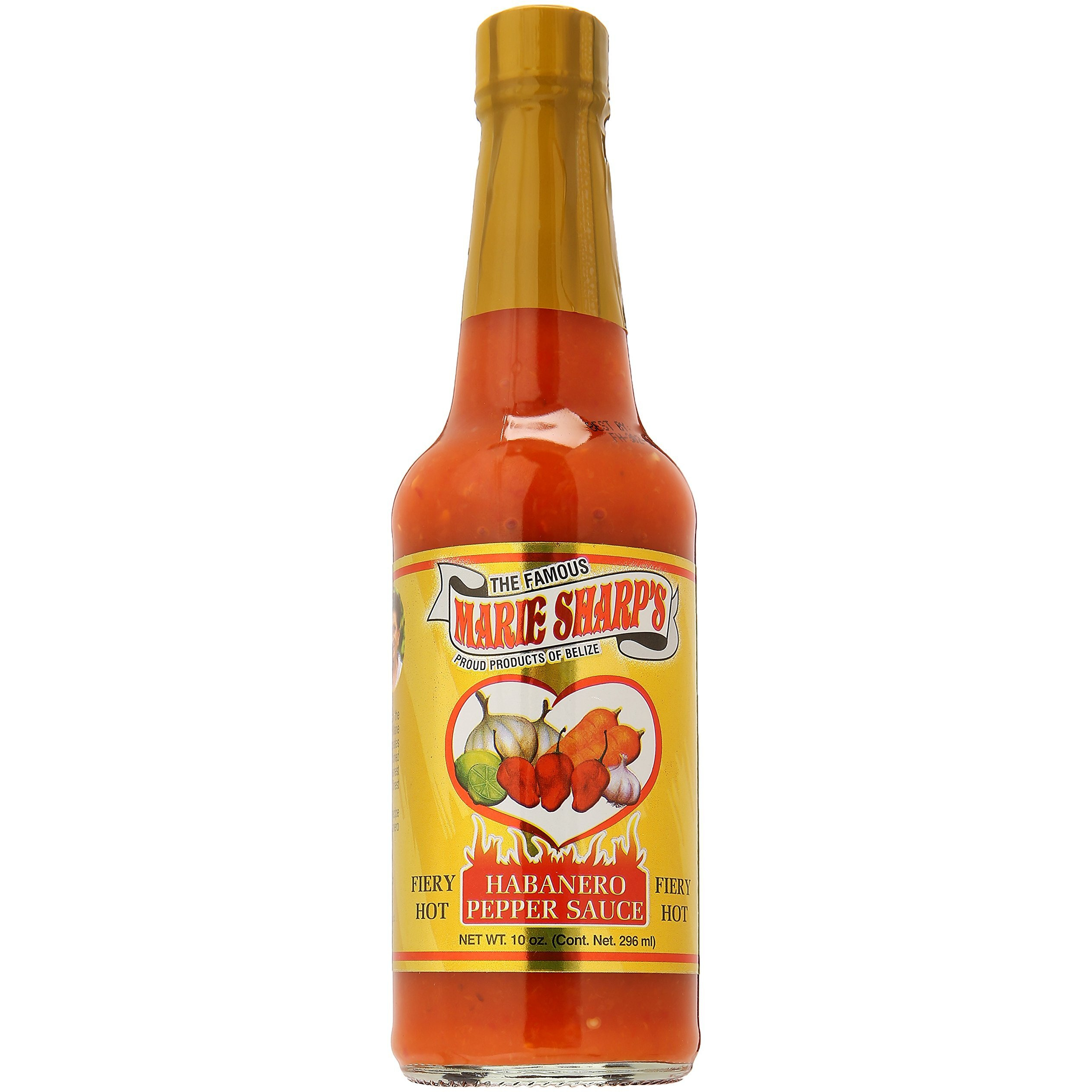 Marie Sharp's Fiery Hot Habanero Hot Sauce | 10 Oz