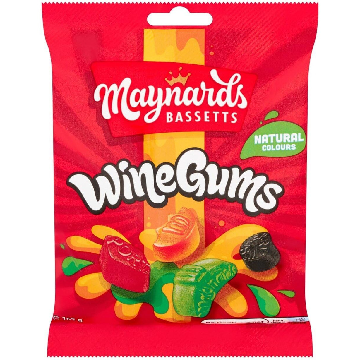 Maynards Wine Gums Bag 165G (Pack Of 3)