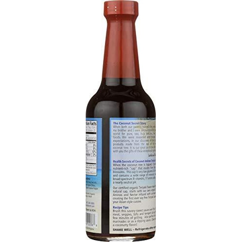 Coconut Secret Organic Coconut Teriyaki Sauce, 10 Fz