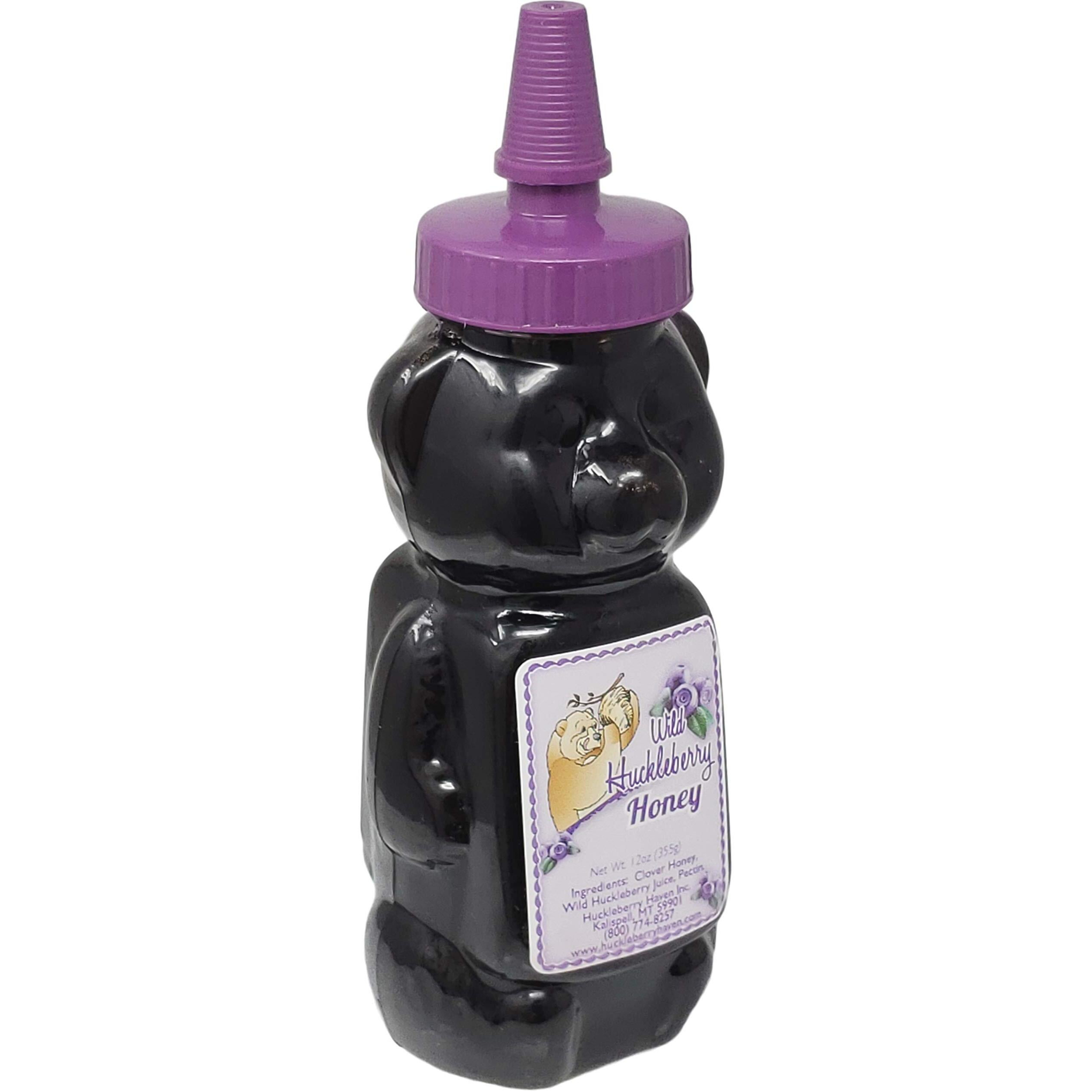 Wild Huckleberry Honey Bear 12.0 Oz