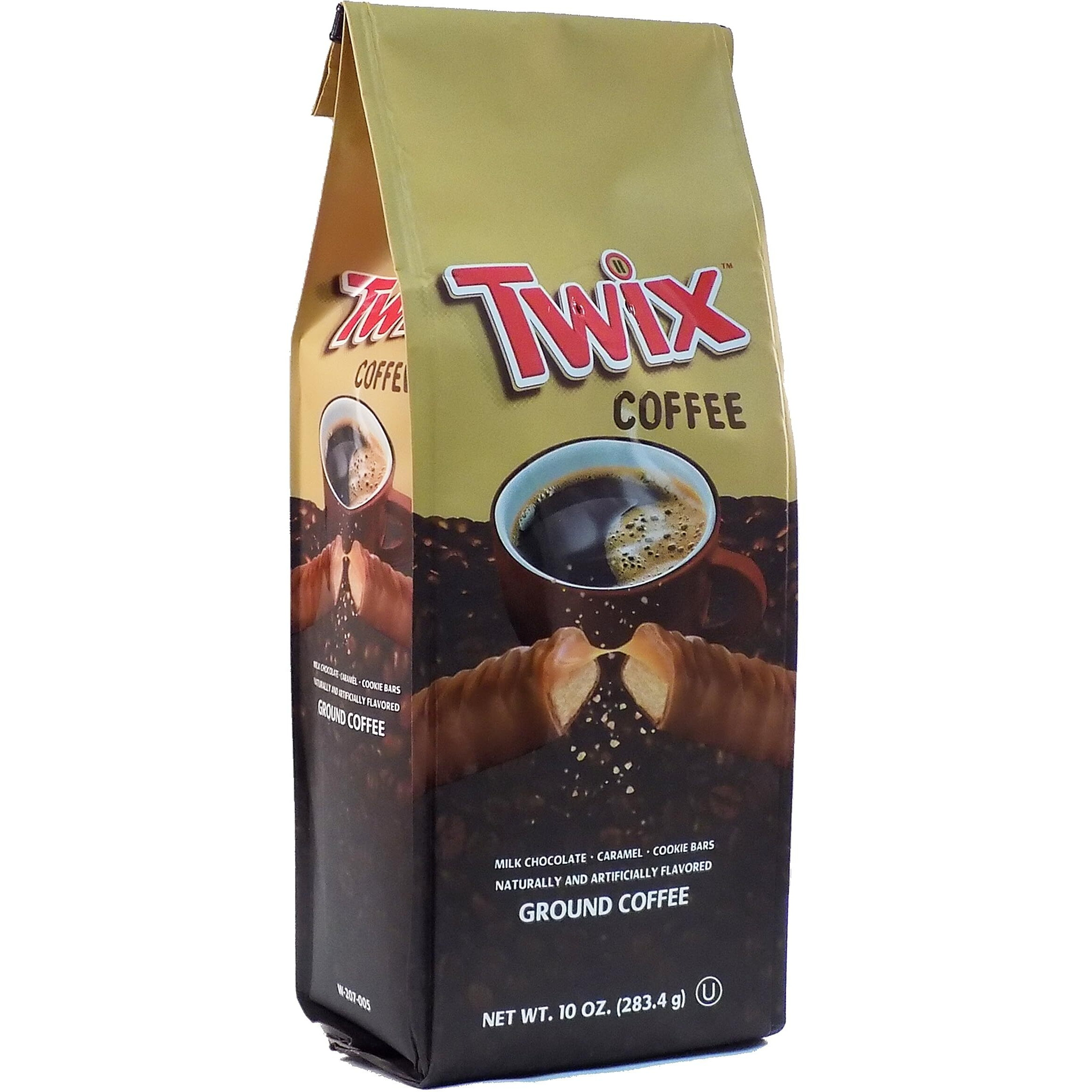 Ground Coffee, Medium Roast, Caramel Chocolate Flavored 10Oz Bag