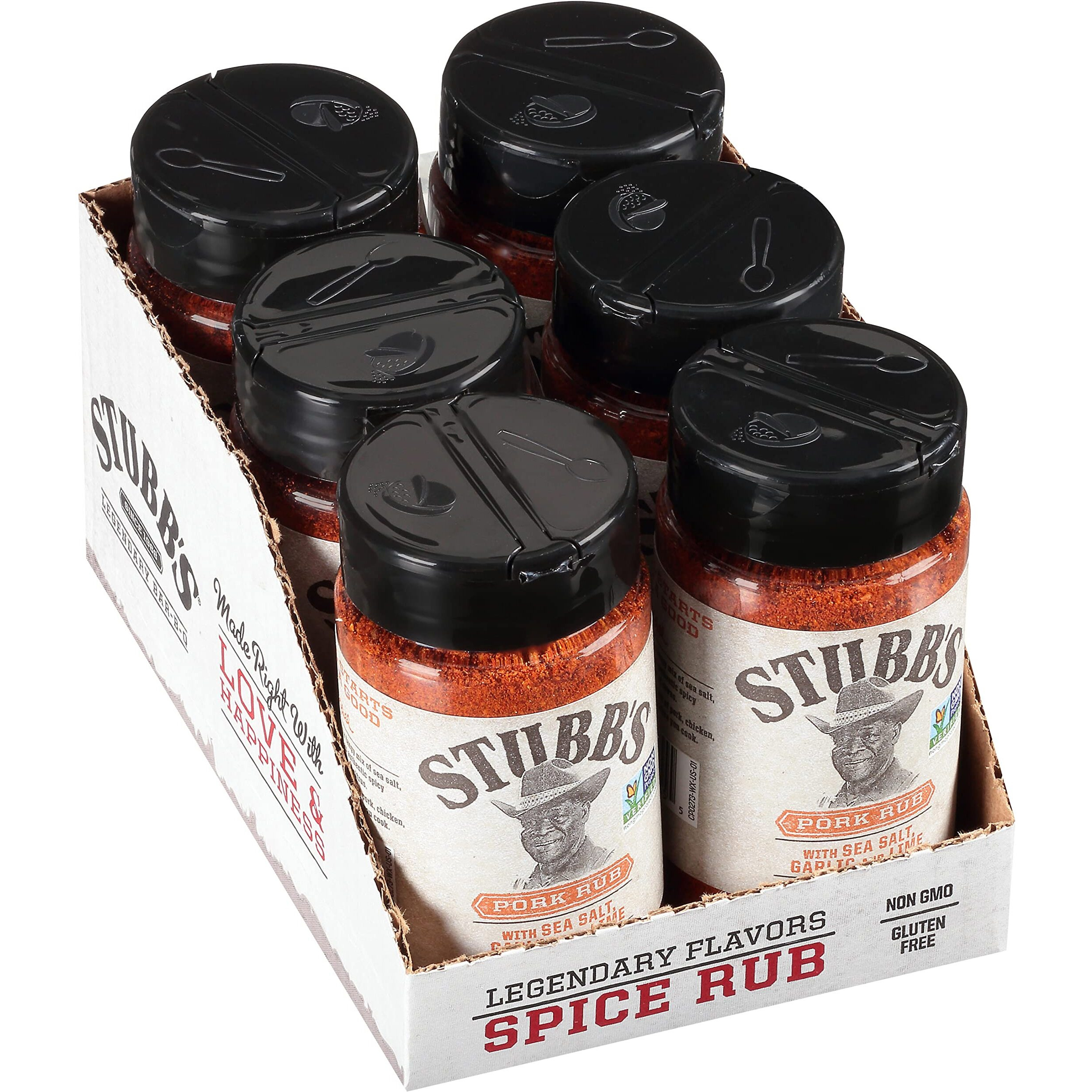 Stubb's Pork Rub, 5.07 Oz (Pack Of 6)