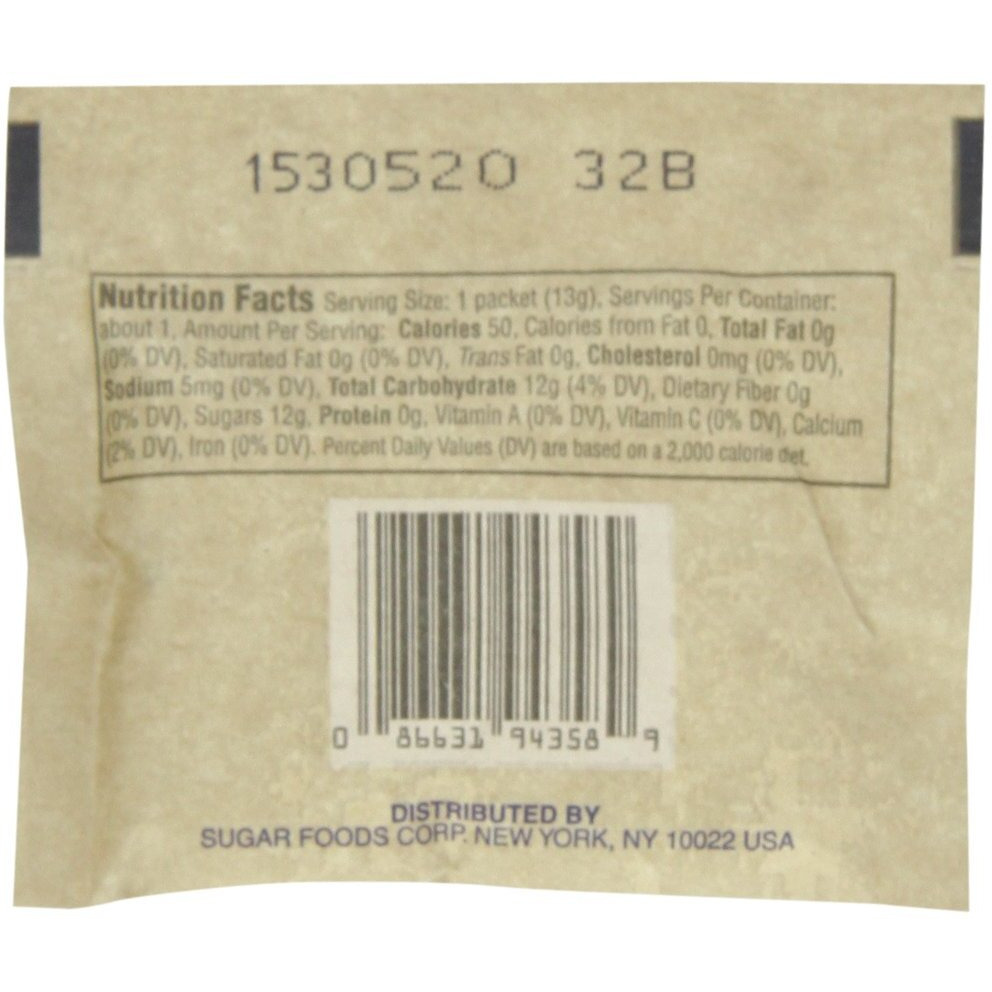 N'Joy Brown Sugar Topping For Oatmeal | (Pack Of 125) | Single Serve Portion | Bulk Size