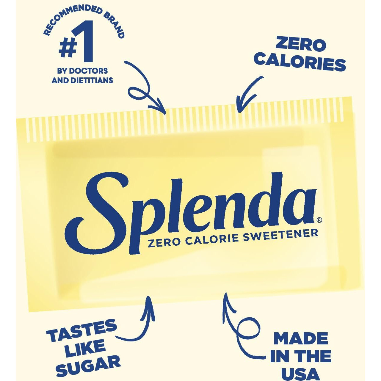 Splenda Zero Calorie Sweetener Value Pack, 800 Count Packets