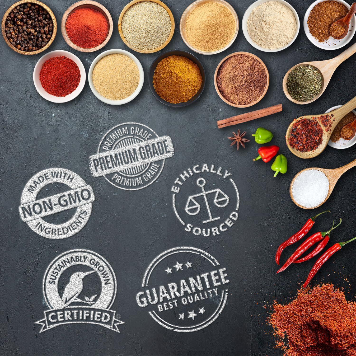 Cayenne Pepper Powder Bulk 5 Lb All Natural Red Pepper Spice 50,000 Shu Heat, Commercial And Home Cooking