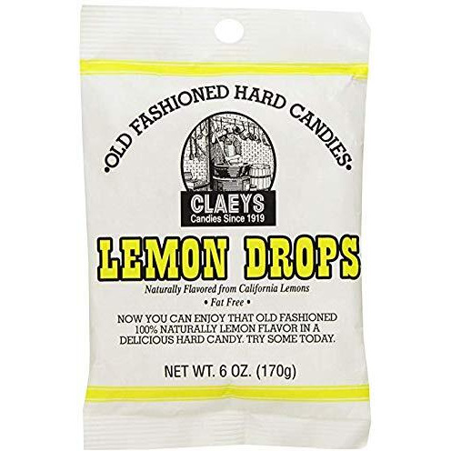 Claey's Old Fashioned Hard Candy Lemon, 6 Ounce - 5 Pack