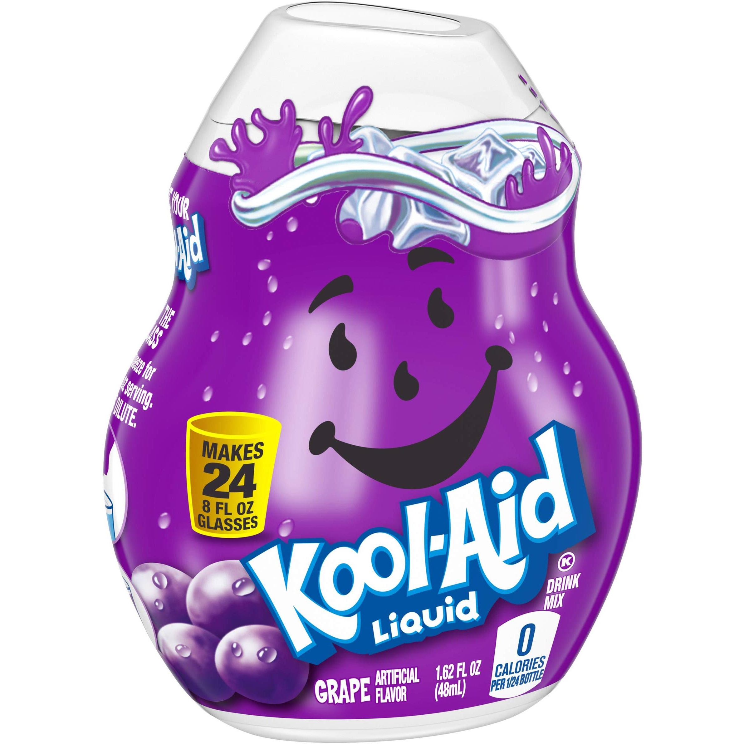 Kool Aid Liquid Concentrate Drink Mix, 1.62 Fluid Ounce (Grape, Pack - 12)