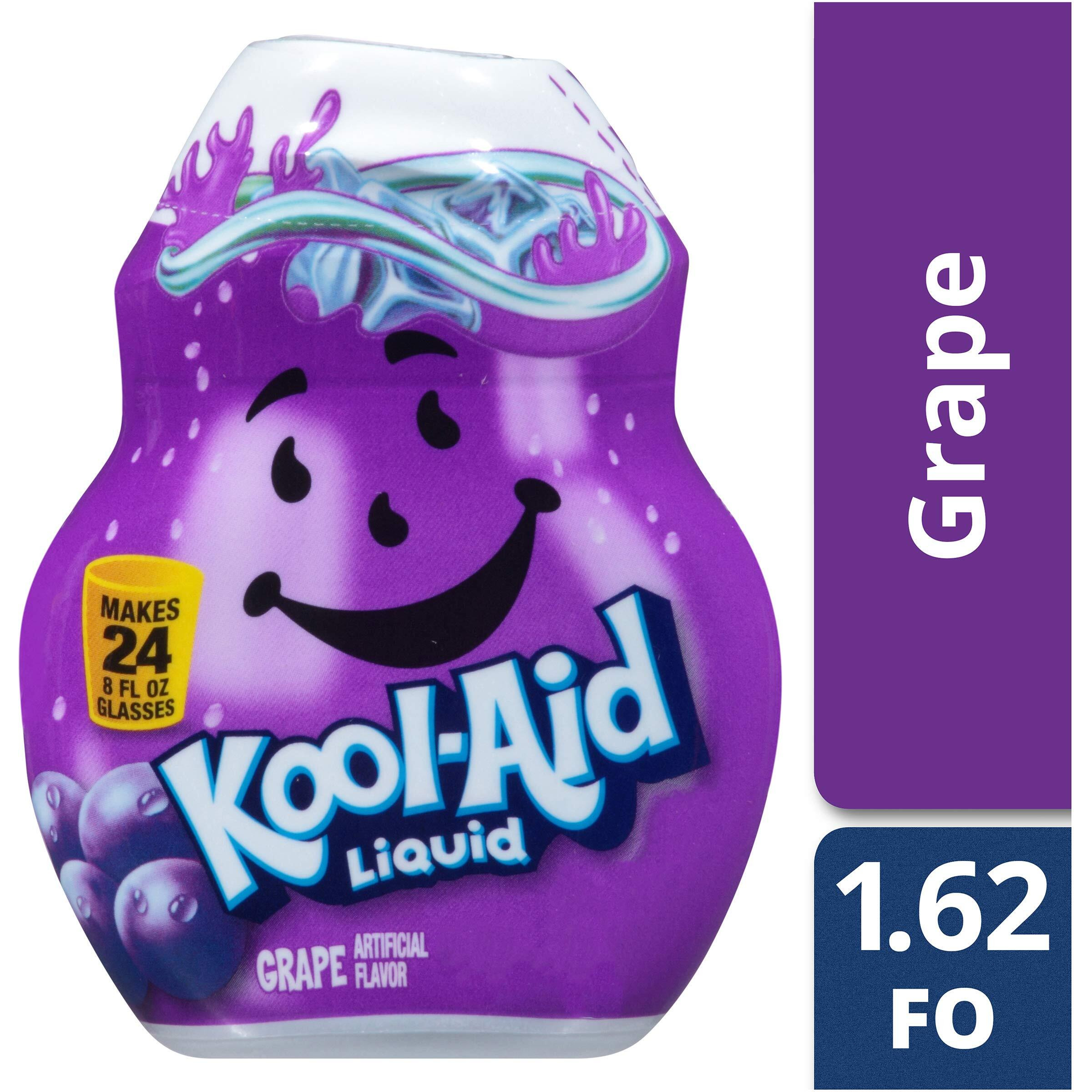 Kool Aid Liquid Concentrate Drink Mix, 1.62 Fluid Ounce (Grape, Pack - 12)