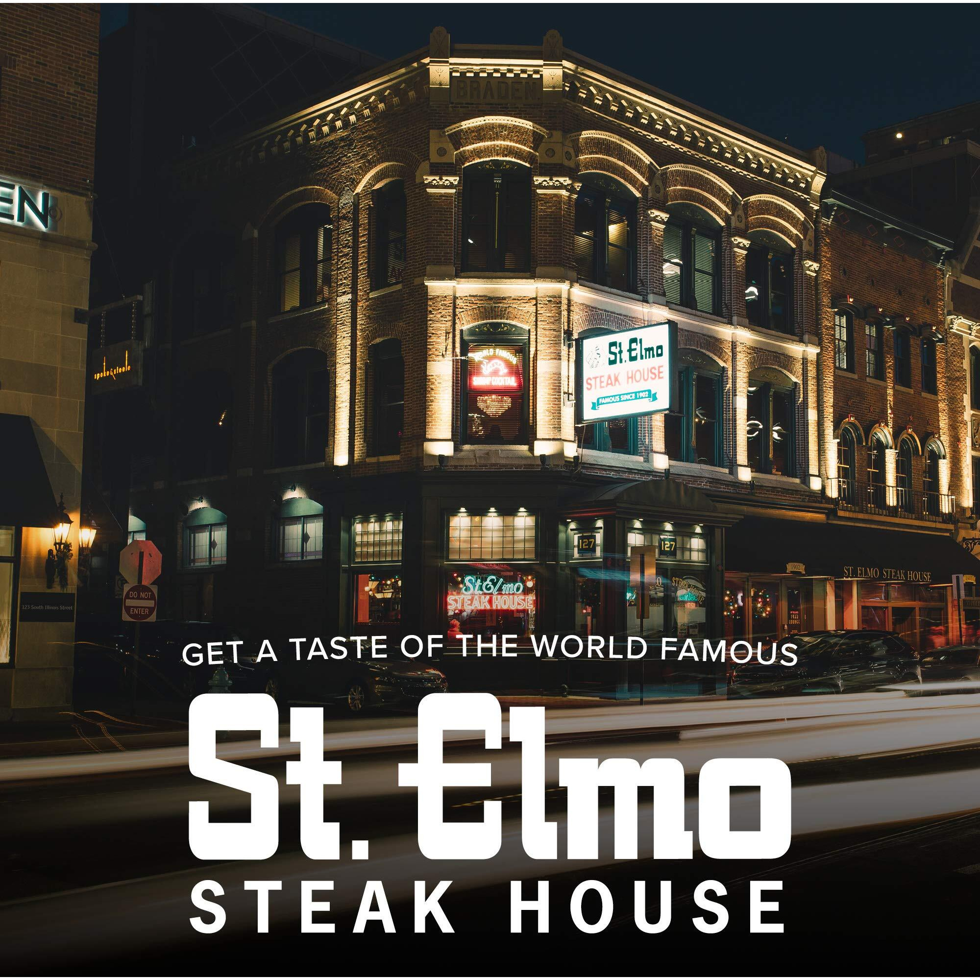 St Elmo Steak House Seasoning, Flavorful Rub For Steaks, Burgers, Chicken, Seafood, And More - 12 Pack
