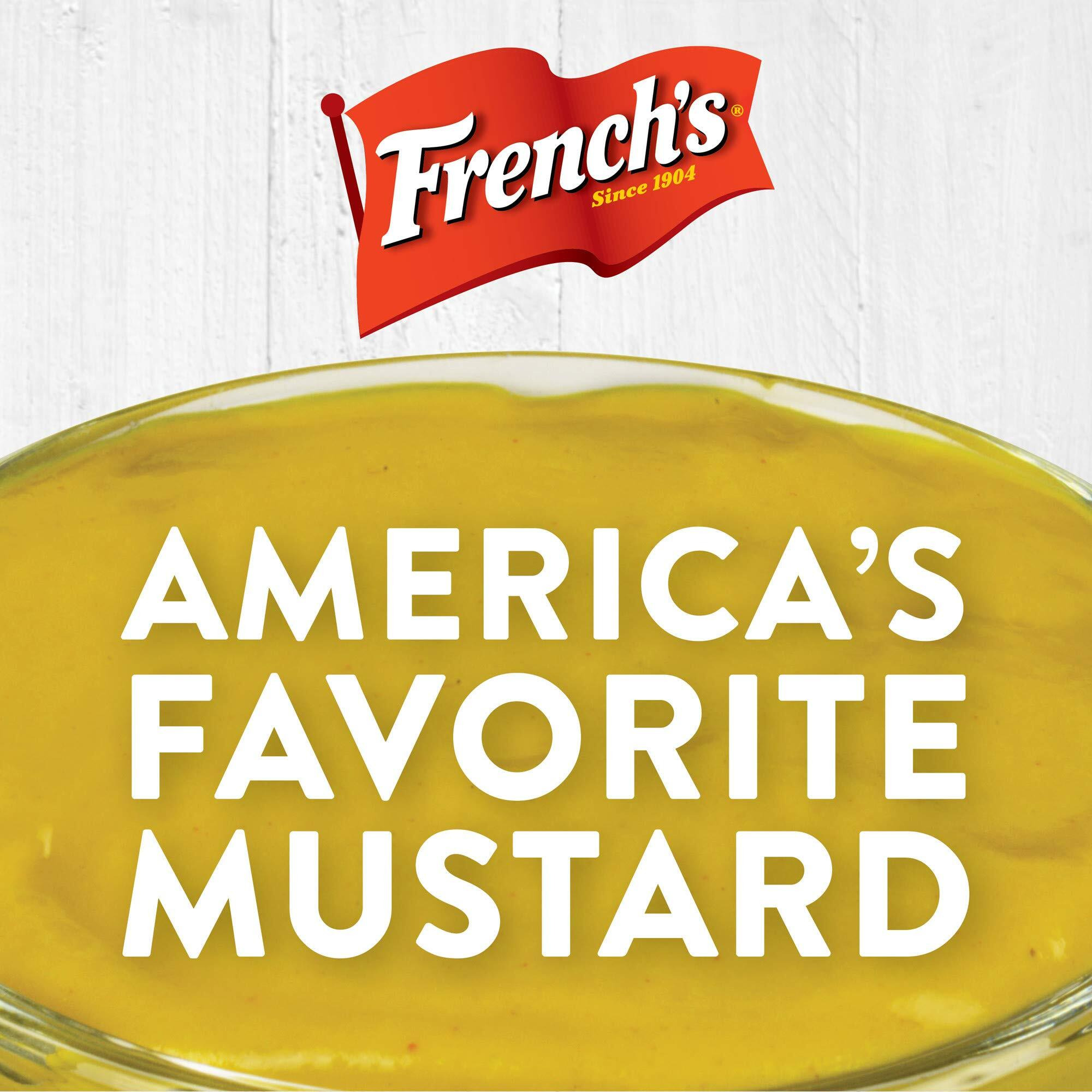 French's Classic Yellow Mustard, 105 Oz (Pack Of 4) - Four 105 Ounce Bulk Containers Of Tangy And Creamy Yellow Mustard Perfect For Professional Use Or For Refillable Containers At Home