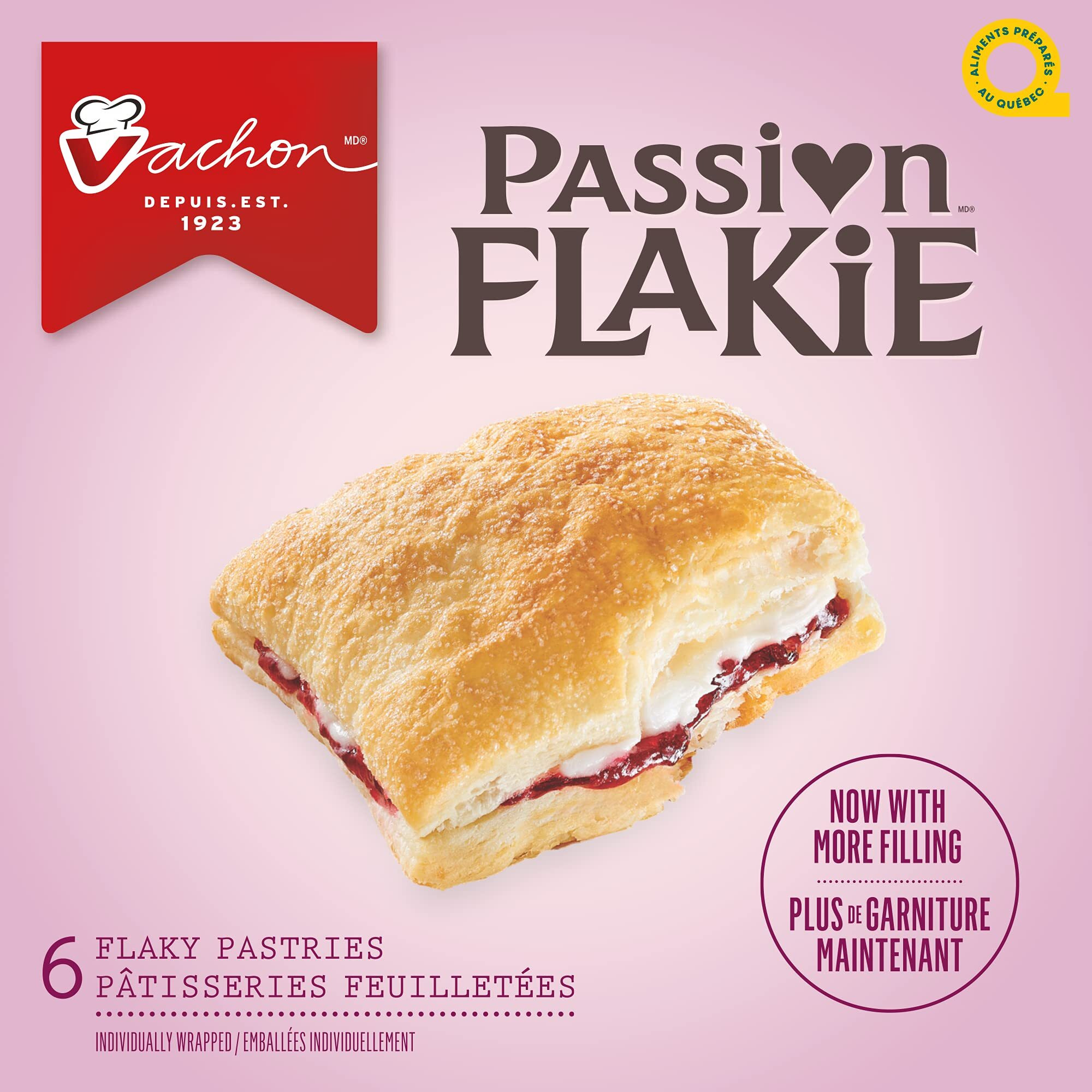 Passion Flakie - Three Fruits, 305G Vachon - Imported From Quebec
