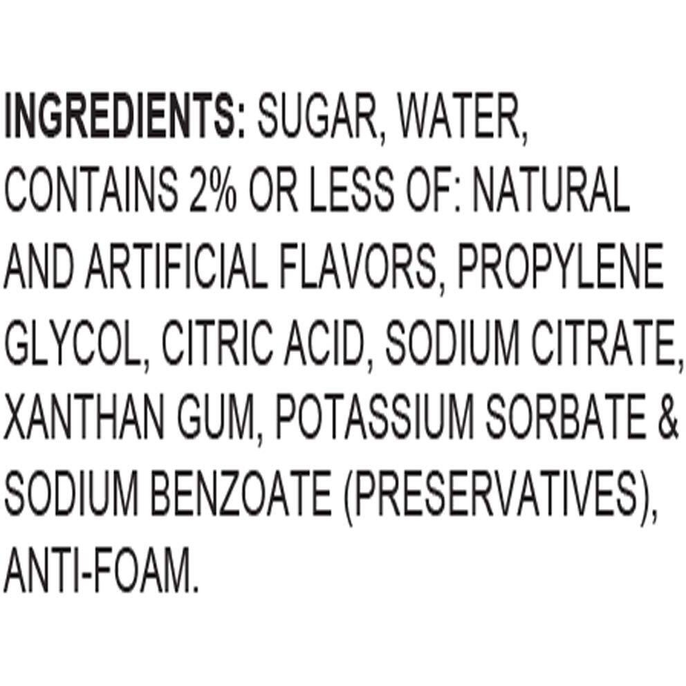 Hypothermias Shaved Ice & Snow Cone Syrup - Bpa-Free Recyclable Plastic Bottle Quart (32 Fl. Oz) - Wedding Cake - Non-Gmo 100% Pure Cane Sugar, Ready To Use