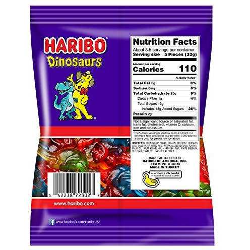 Haribo Gummi Candy, Happy-Cola, 4 Oz. Bag (Pack Of 12)