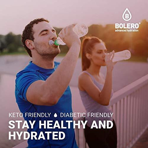 Bolero - Red Grape Flavored, Sugar Free And Low Calorie Powdered Drink Mix, Makes 1/2 Gallon For Strong Flavor Or 1 Gallon For Mild Flavor, 12 Large Sachets - Europe's Favorite Drink Mix