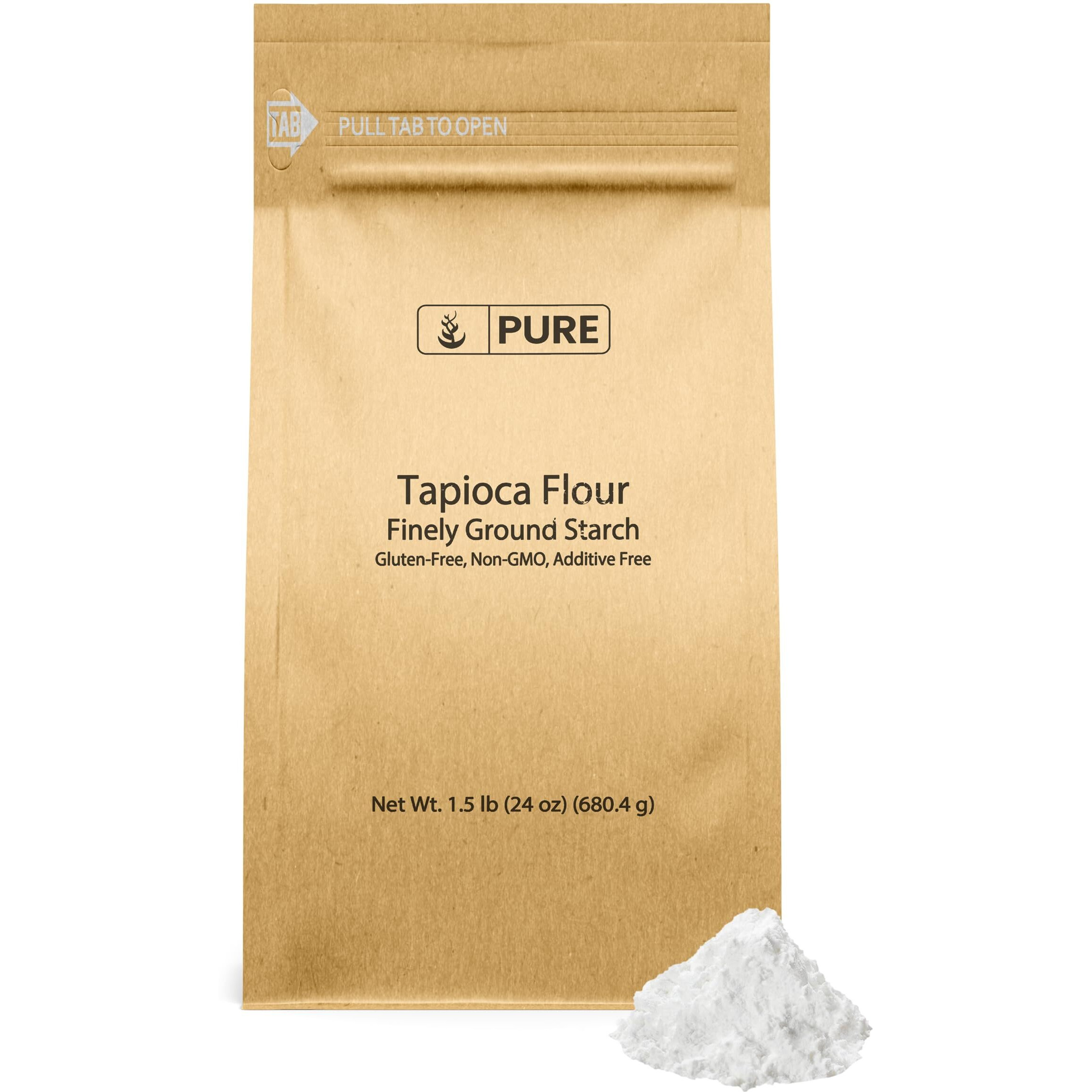 Pure Original Ingredients Tapioca Starch (1.5 Lb) Non-Gmo & Gluten Free, Kitchen Staple, Eco-Friendly Packaging.