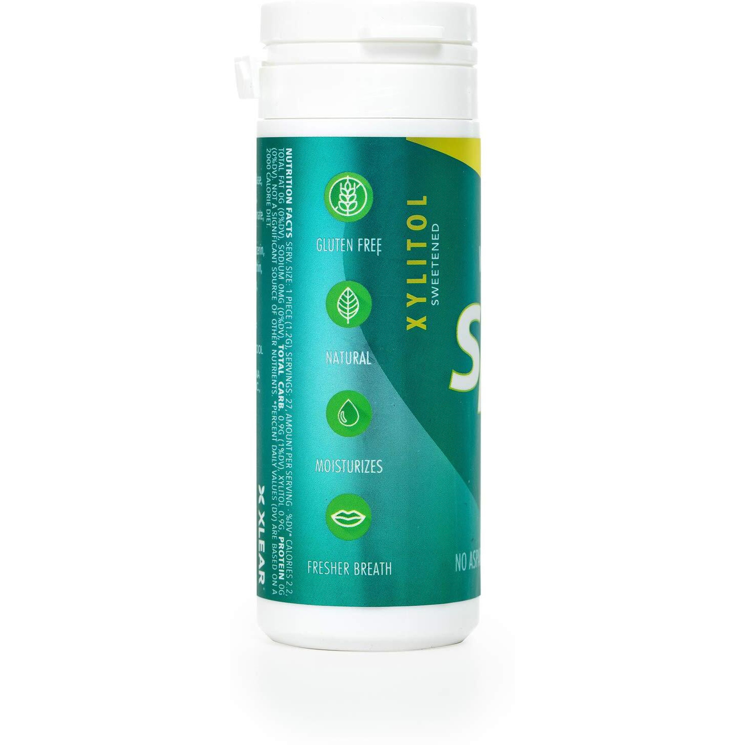 Spry Fresh Natural Xylitol Chewing Gum Dental Defense System Aspartame-Free Sugar Free Gum (Wintergreen, 27 Count - Pack Of 1)