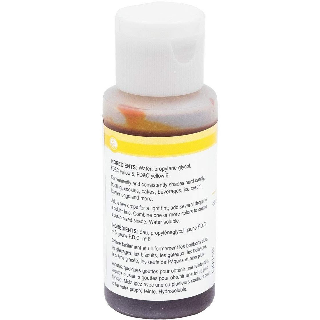 Lorann Gold Liquid Food Color, 1 Ounce Squeeze Bottle