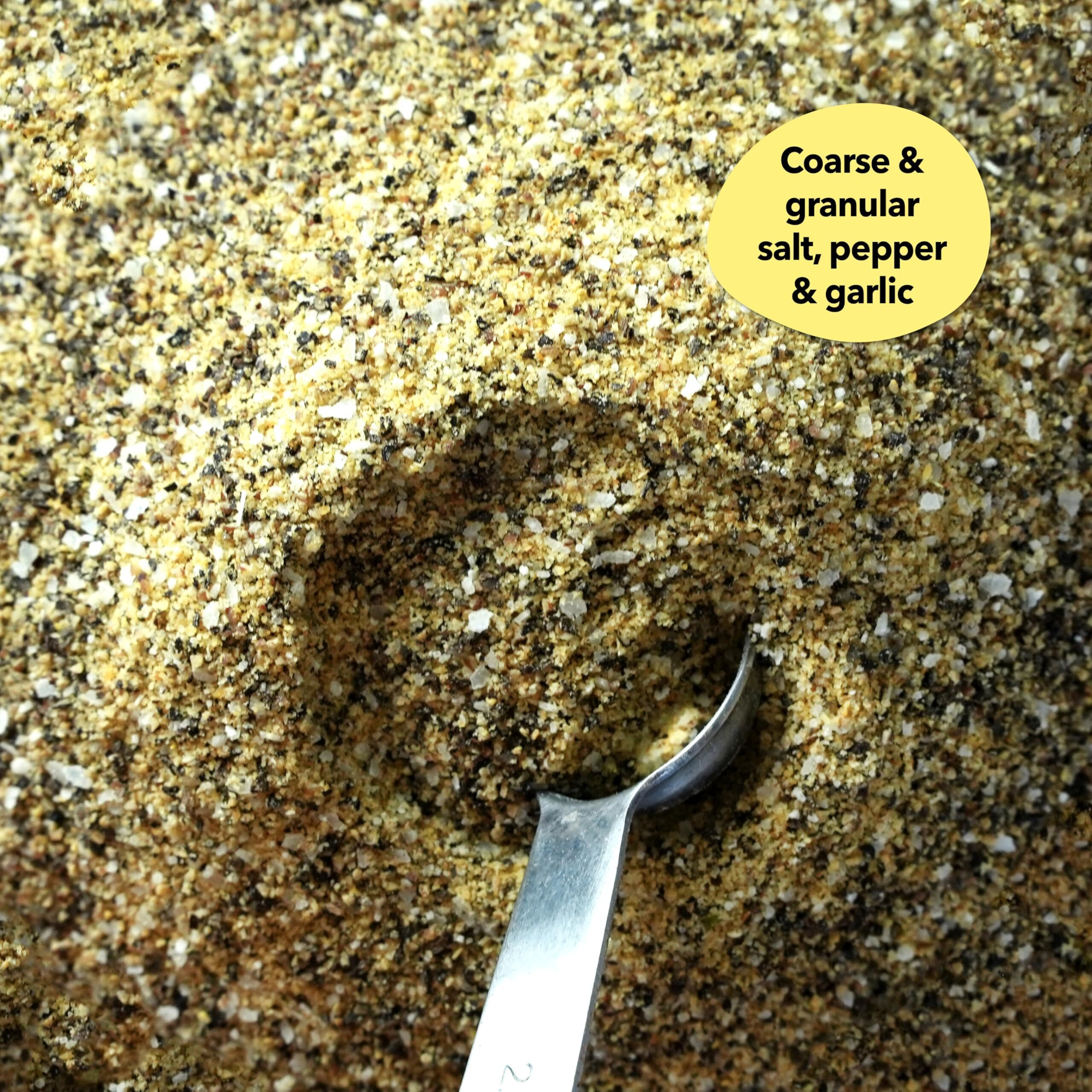 Spiceology - Salt Pepper Garlic - Spg - Use On Steak, Chicken, Hamburgers, Brisket, Turkey, Stew - Bbq Rub - Seasoned Salt - Spices And Seasonings - Grill Seasoning