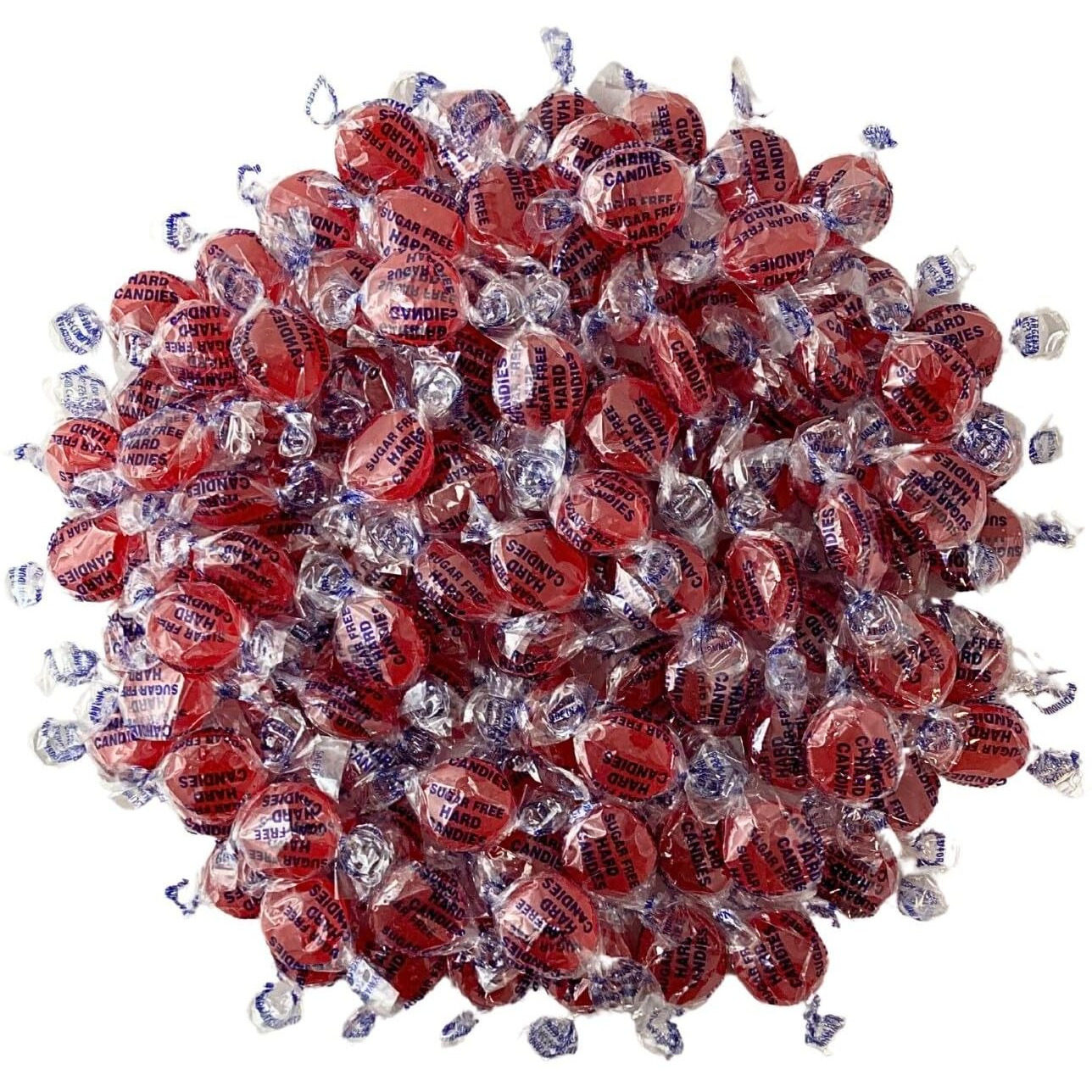 Sugar Free Fiery Cinnamon Hard Candy Discs -1 Lb Bag Individually Wrapped Keto And Diabetic Friendly Cinnamon Flavored Gourmet Candies (16Oz)