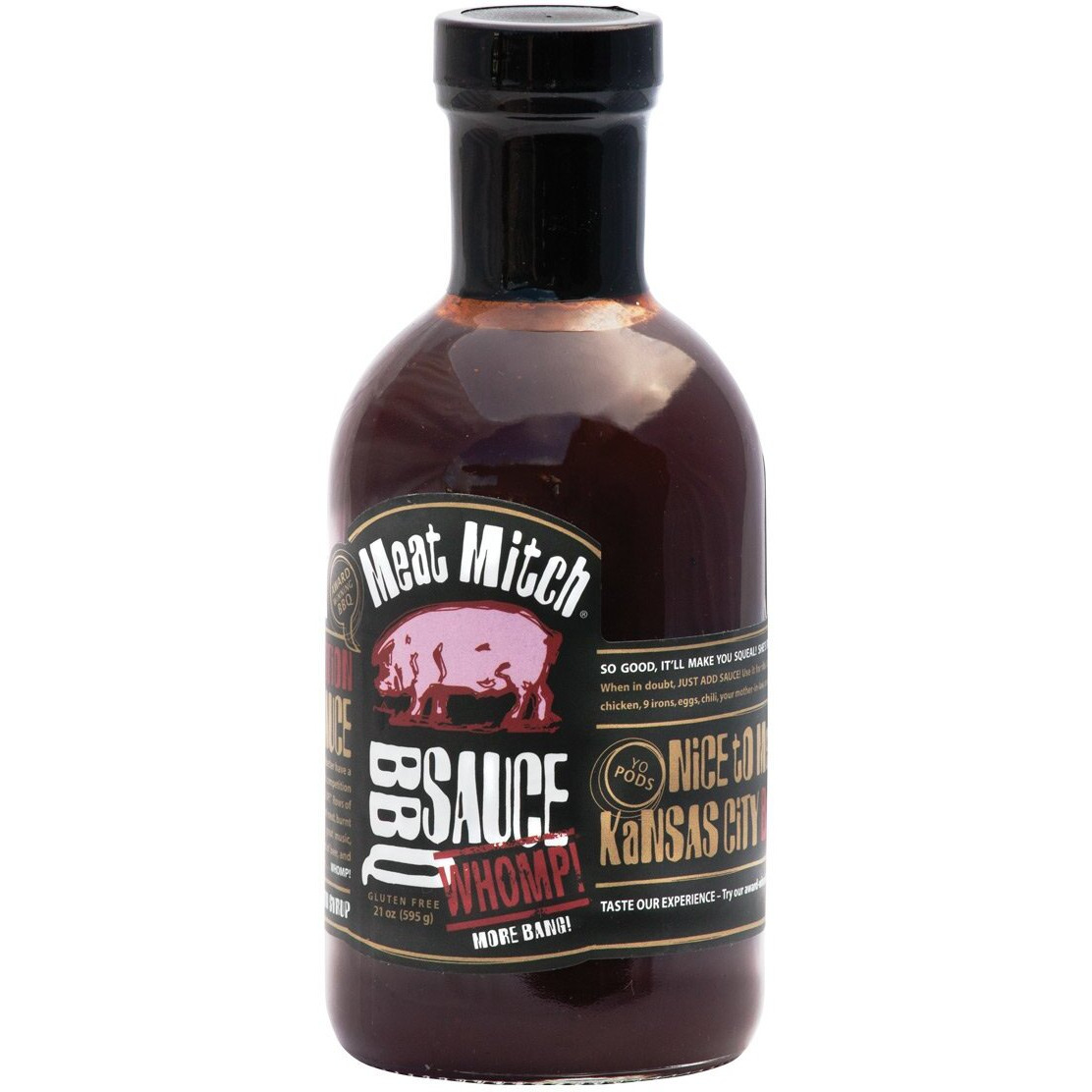 Meat Mitch Whomp Bbq Sauce, 21.0 Ounce | Kansas City Gourmet Competition Barbecue Sauce