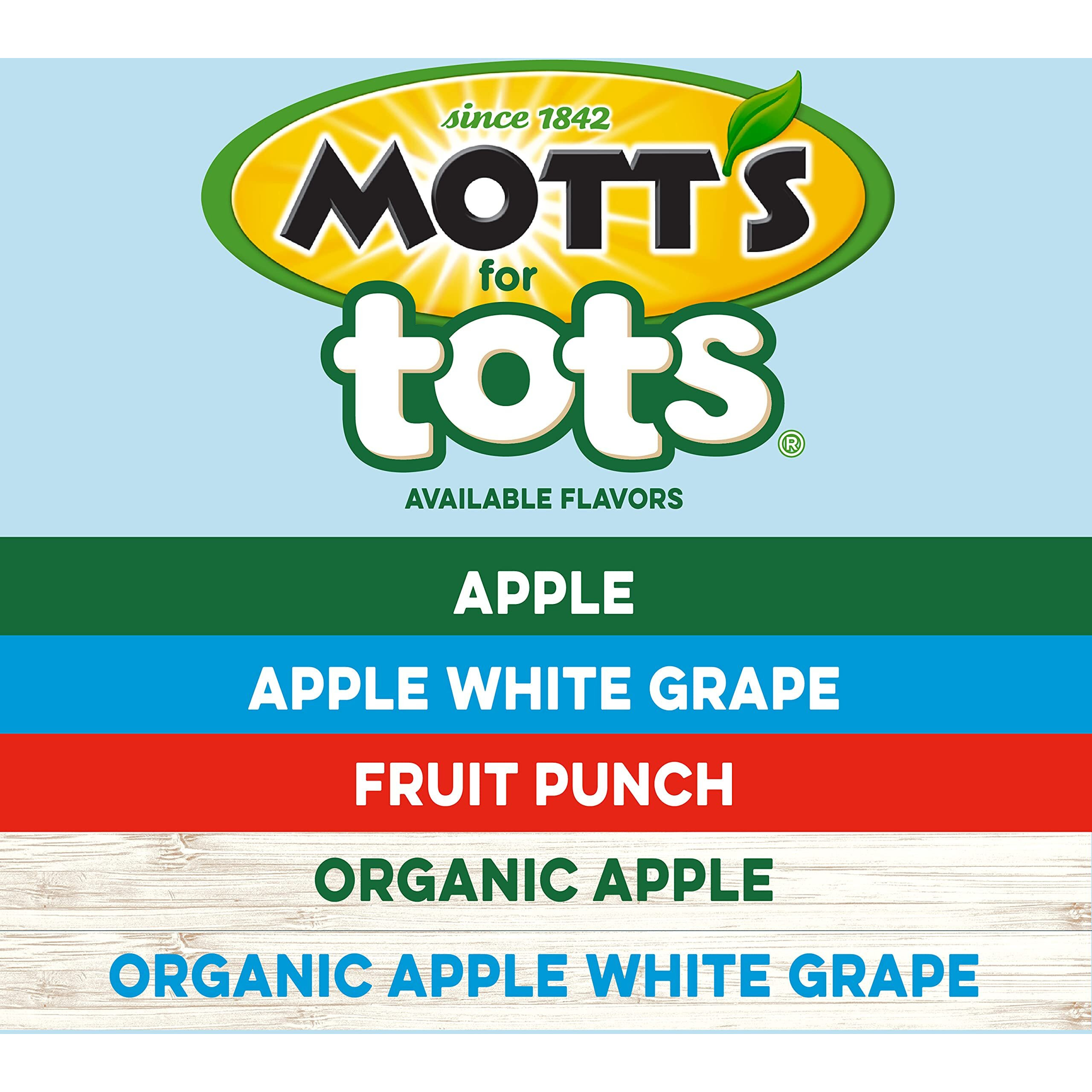 Mott's For Tots Apple, 64 Fl Oz Bottle, Juice With Purified Water, Good Source Of Vitamin C, 40% Less Sugar Than 100% Apple Juice, No Artificial Sweeteners