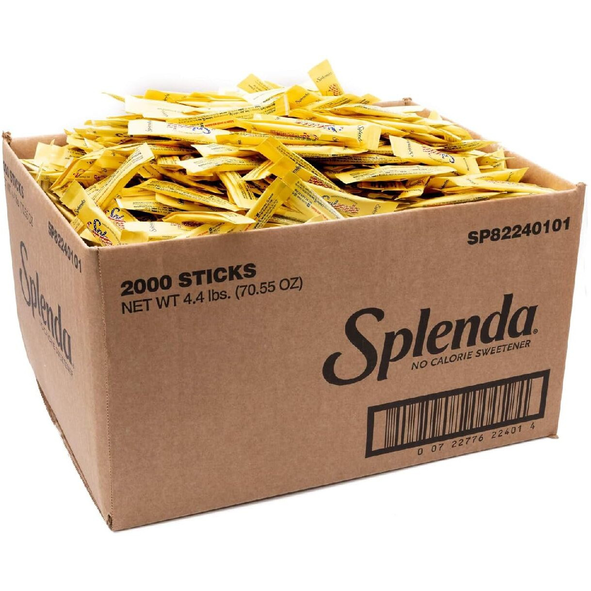 Splenda Zero Calorie Sweetener Cafe Stick, 2000 Count Stick Packets