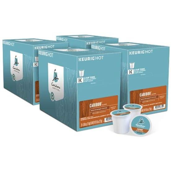 Caribou Coffee, Caribou Blend K-Cup Portion Pack For Keurig K-Cup Brewers (96 Count)