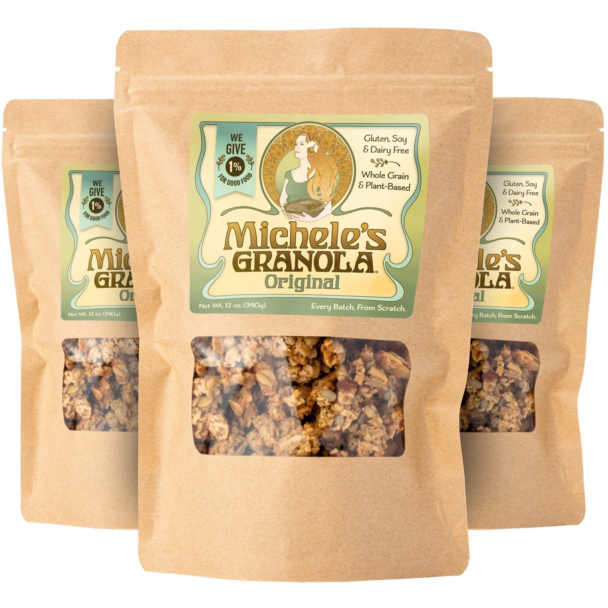 Michele's Granola Original Gluten-Free & Non-Gmo (12 Ounce (Pack Of 3))