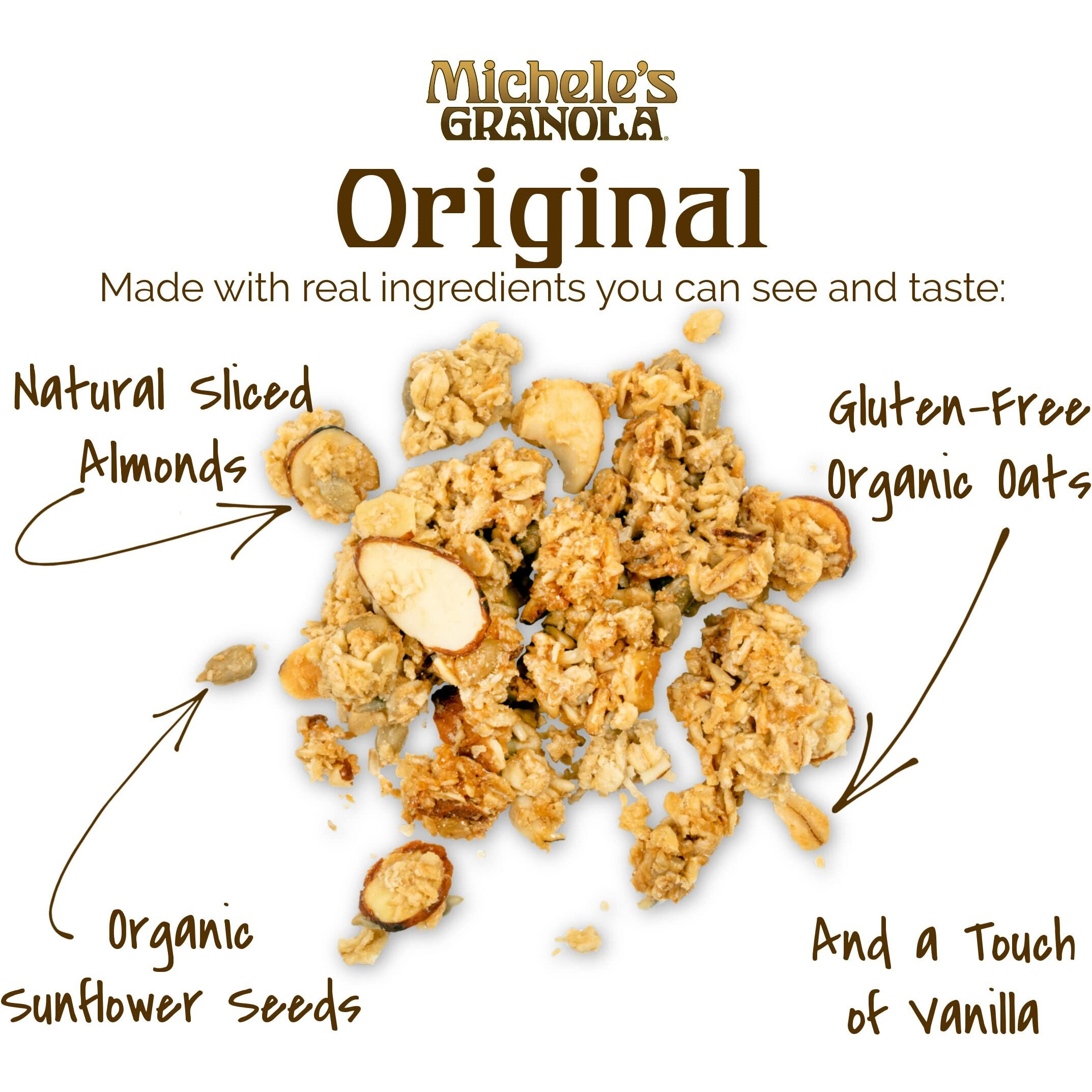 Michele's Granola Original Gluten-Free & Non-Gmo (12 Ounce (Pack Of 3))