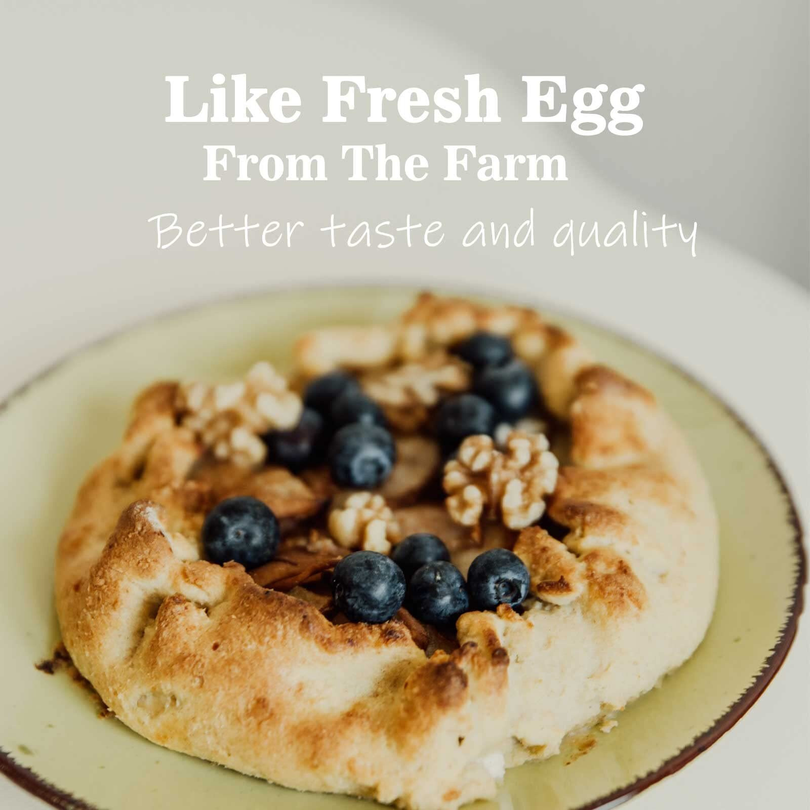 Orgfun Egg White Powder 8 Oz, Pasteurized Egg White Powder, Gluten-Free, Non-Gmo, Made In Usa Great For Scrambled Egg Whites