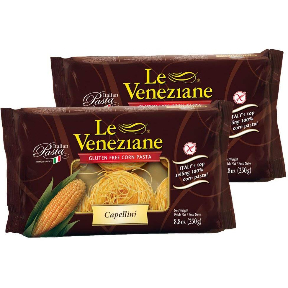 Le Veneziane Capellini- Gluten Free Pasta, 8.8 Ounce (Pack Of 2)
