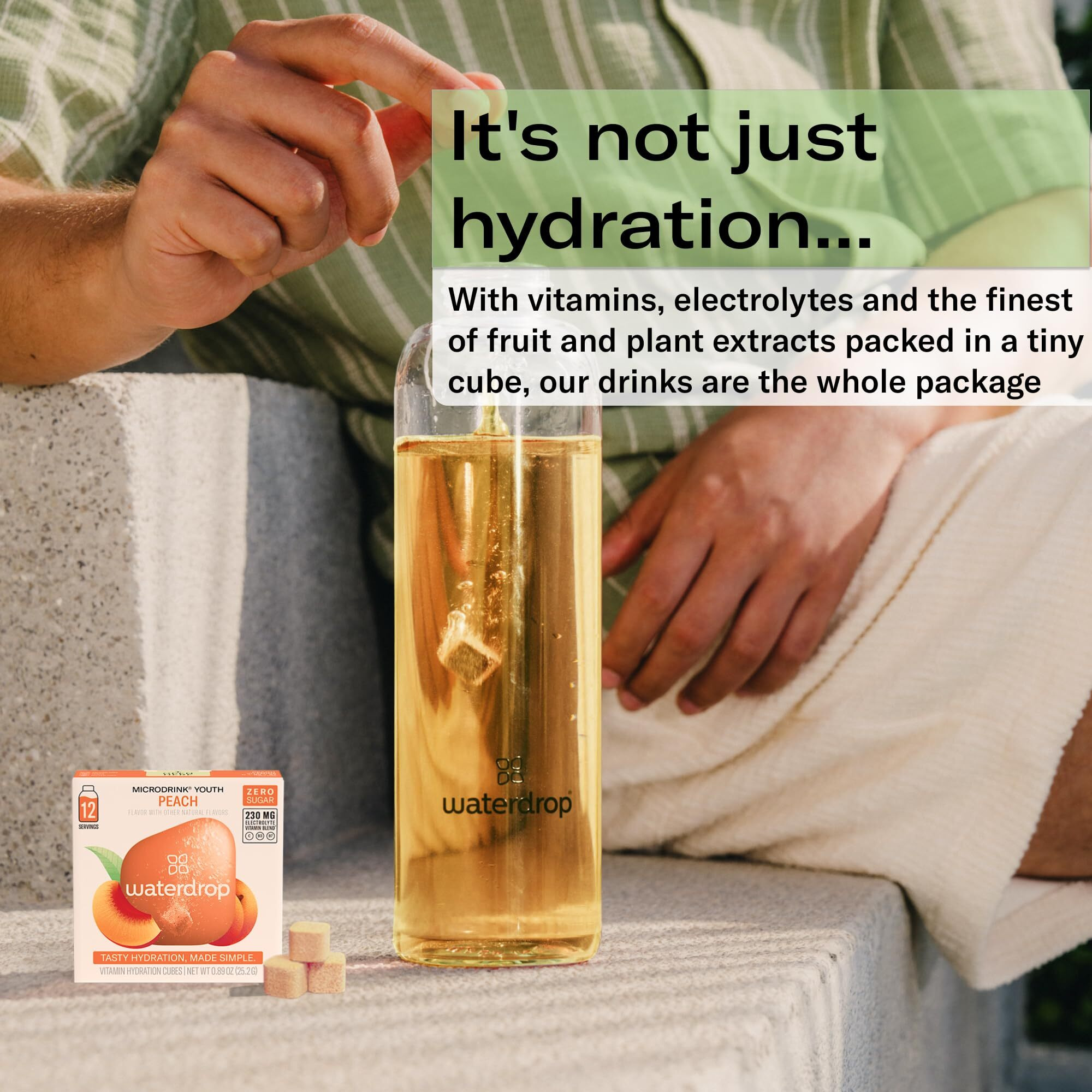 Waterdrop Hydration Cubes, Berry Variety Pack, Vitamin C, E, B1, B6, B8 & B12 & Electrolyte Drops For Still & Sparkling Water, On The Go, Low Calorie, Zero Sugar, Gluten Free, Non Gmo, Vegan, 48 Ct