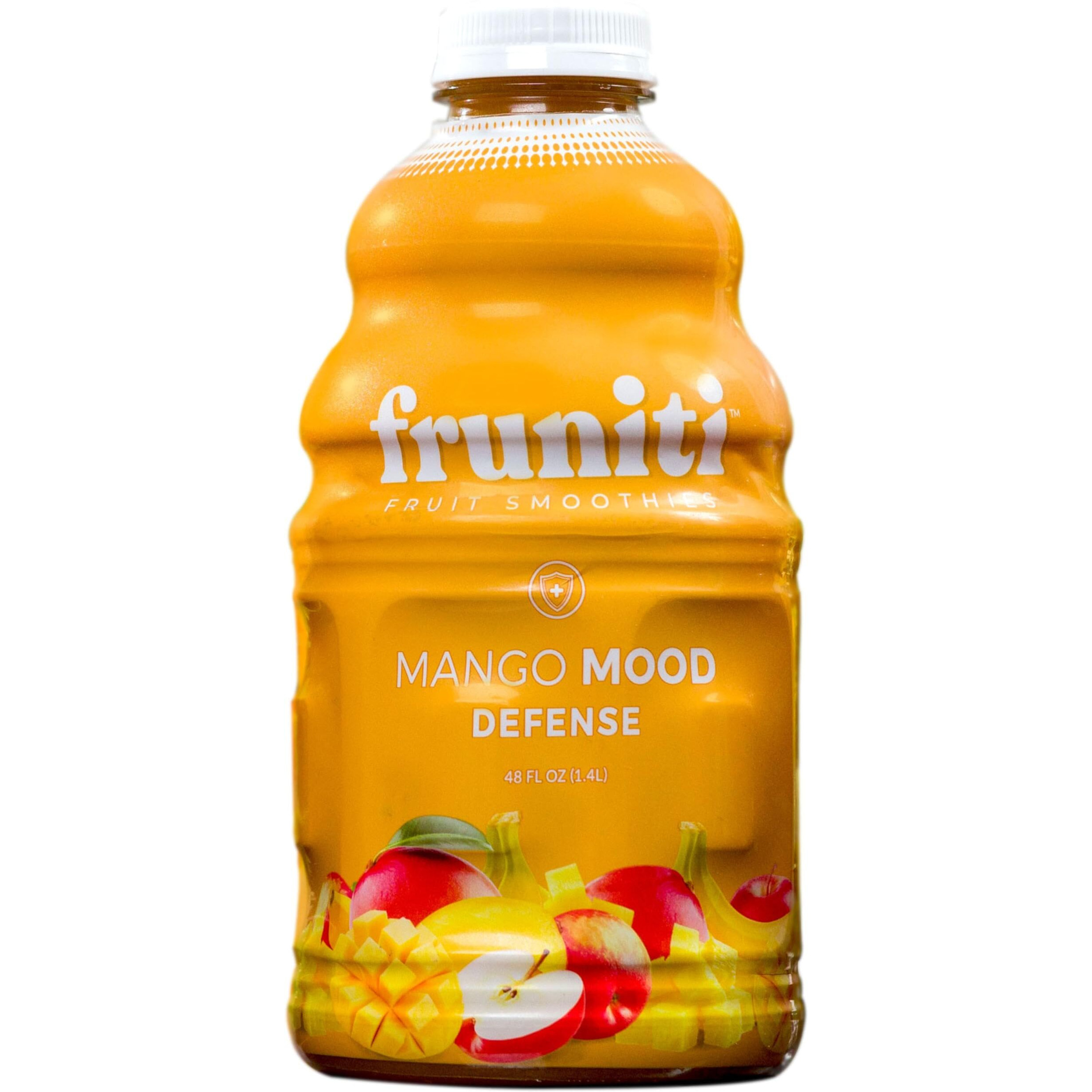 Fruniti Mango Smoothie Mix - Immunity + Antioxidants - No Sugar Added - Vitamin C, Zinc, & Echinacea - Pineapple, Apple, Banana, Mango Pur  E - Makes 24 Smoothies
