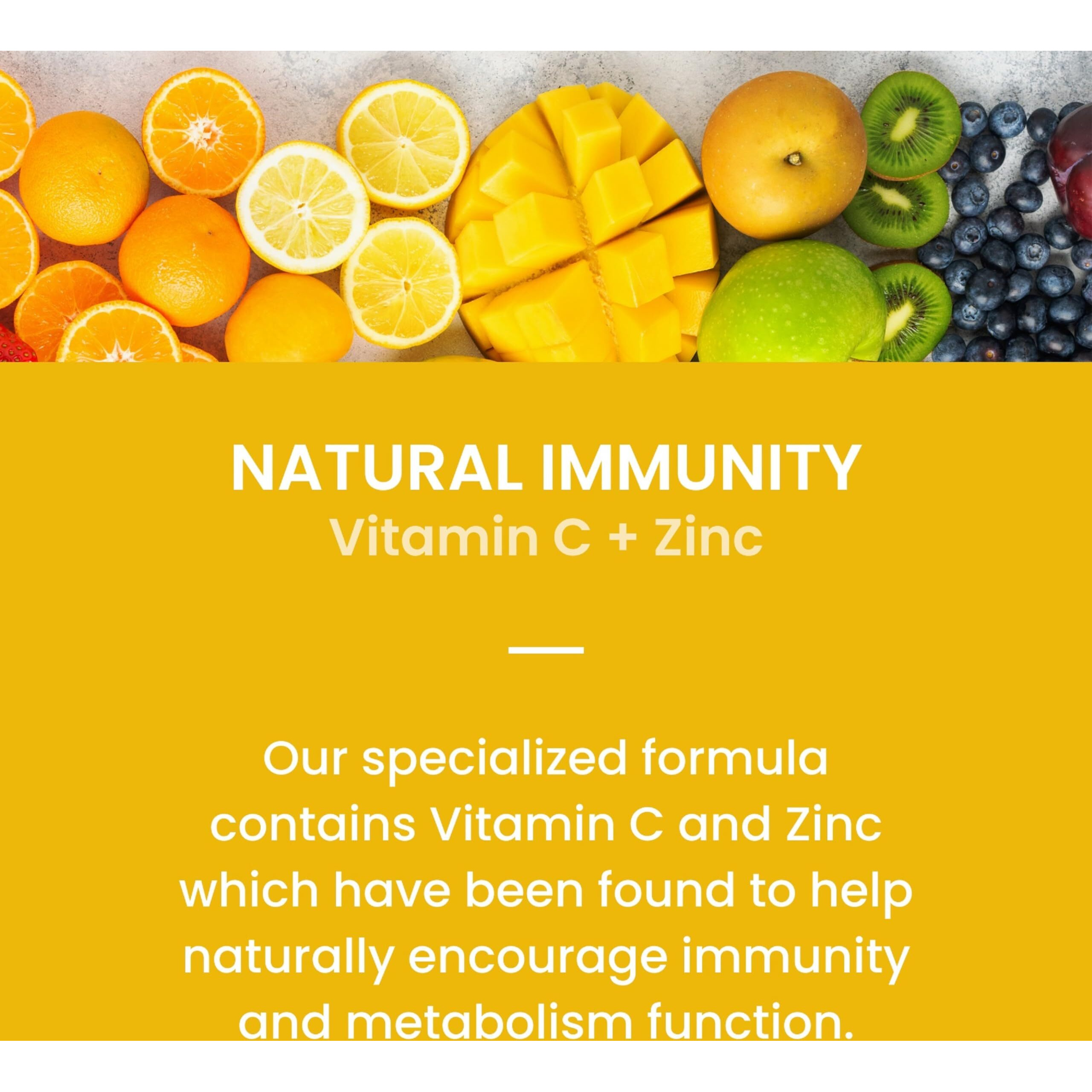 Fruniti Mango Smoothie Mix - Immunity + Antioxidants - No Sugar Added - Vitamin C, Zinc, & Echinacea - Pineapple, Apple, Banana, Mango Pur  E - Makes 24 Smoothies