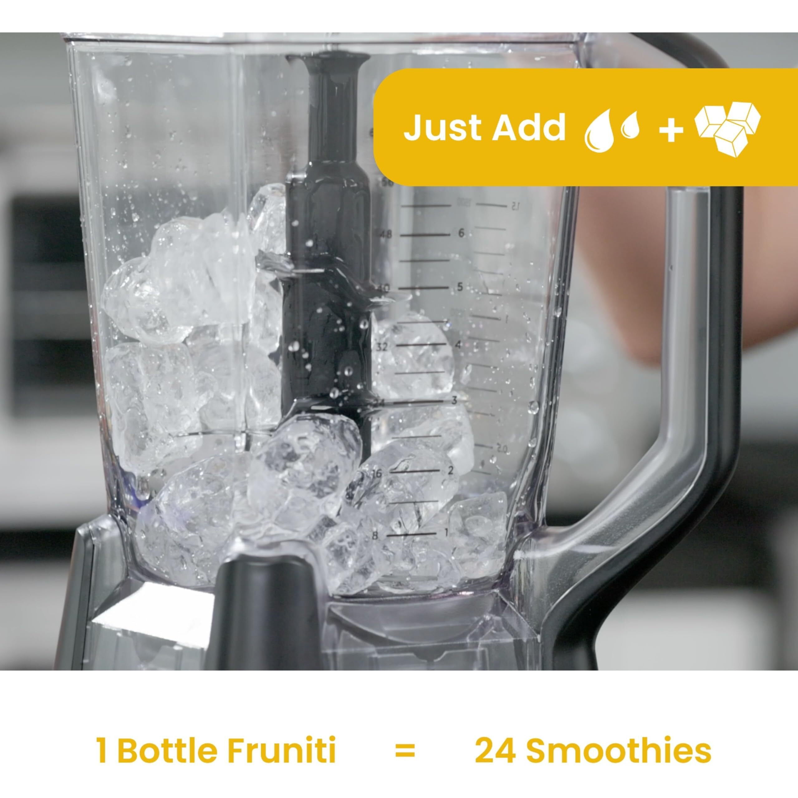 Fruniti Mango Smoothie Mix - Immunity + Antioxidants - No Sugar Added - Vitamin C, Zinc, & Echinacea - Pineapple, Apple, Banana, Mango Pur  E - Makes 24 Smoothies