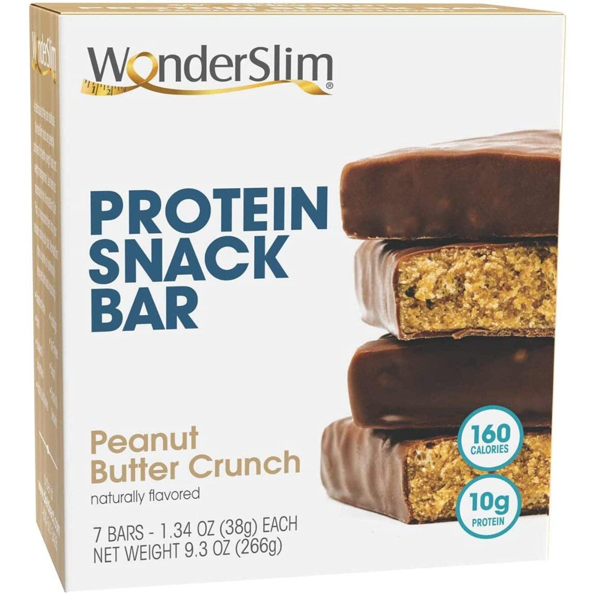 Wonderslim Protein Snack Bar, Peanut Butter Crunch, (7Ct)