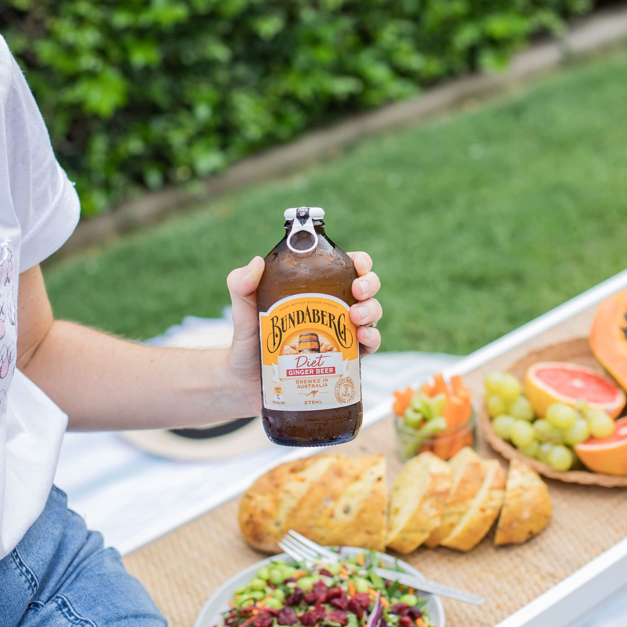 Bundaberg Diet Ginger Beer, 12.7 Fl Oz Bottles, 4 Pack