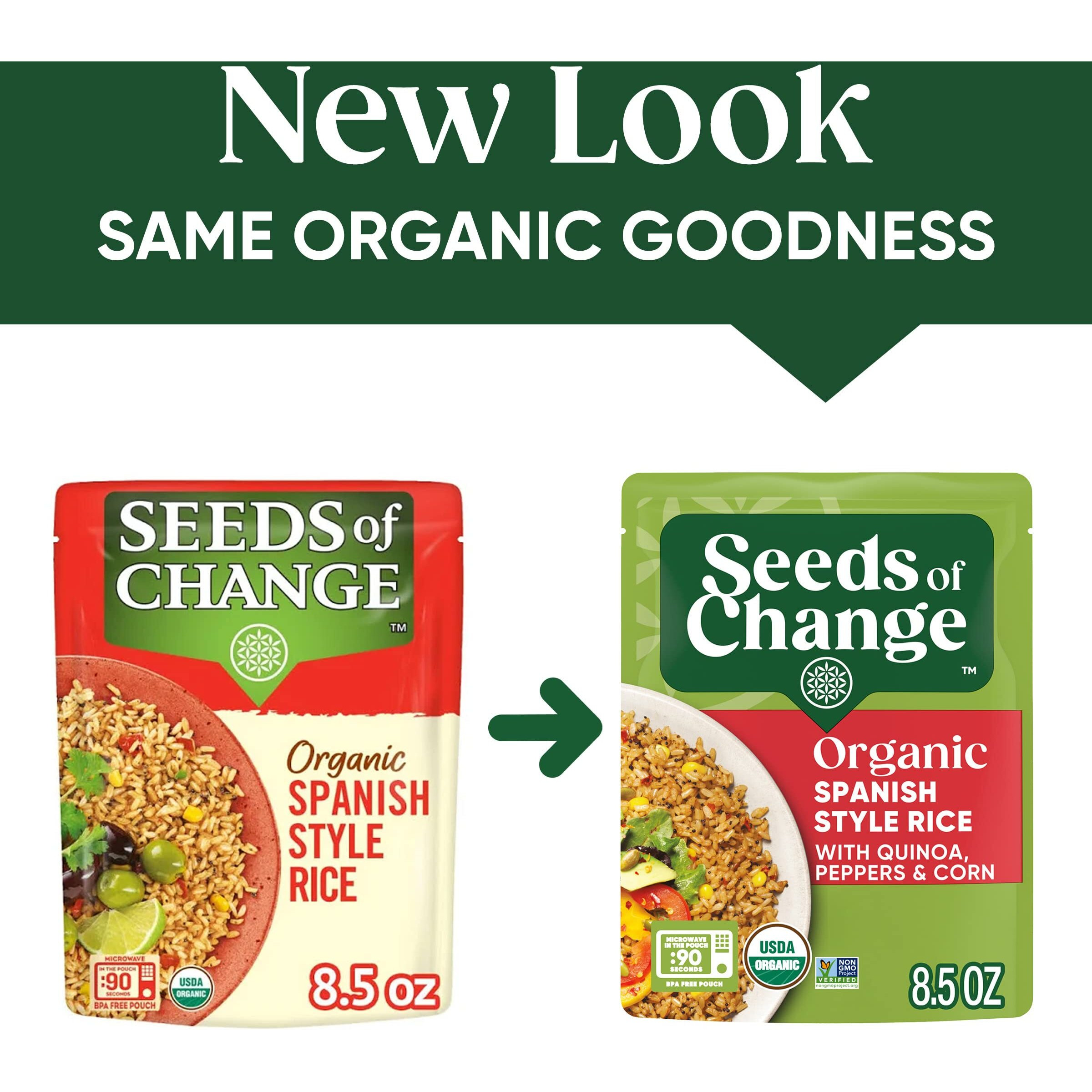 Seeds Of Change Organic Spanish Style Rice 8.5 Ounce (Pack Of 12)