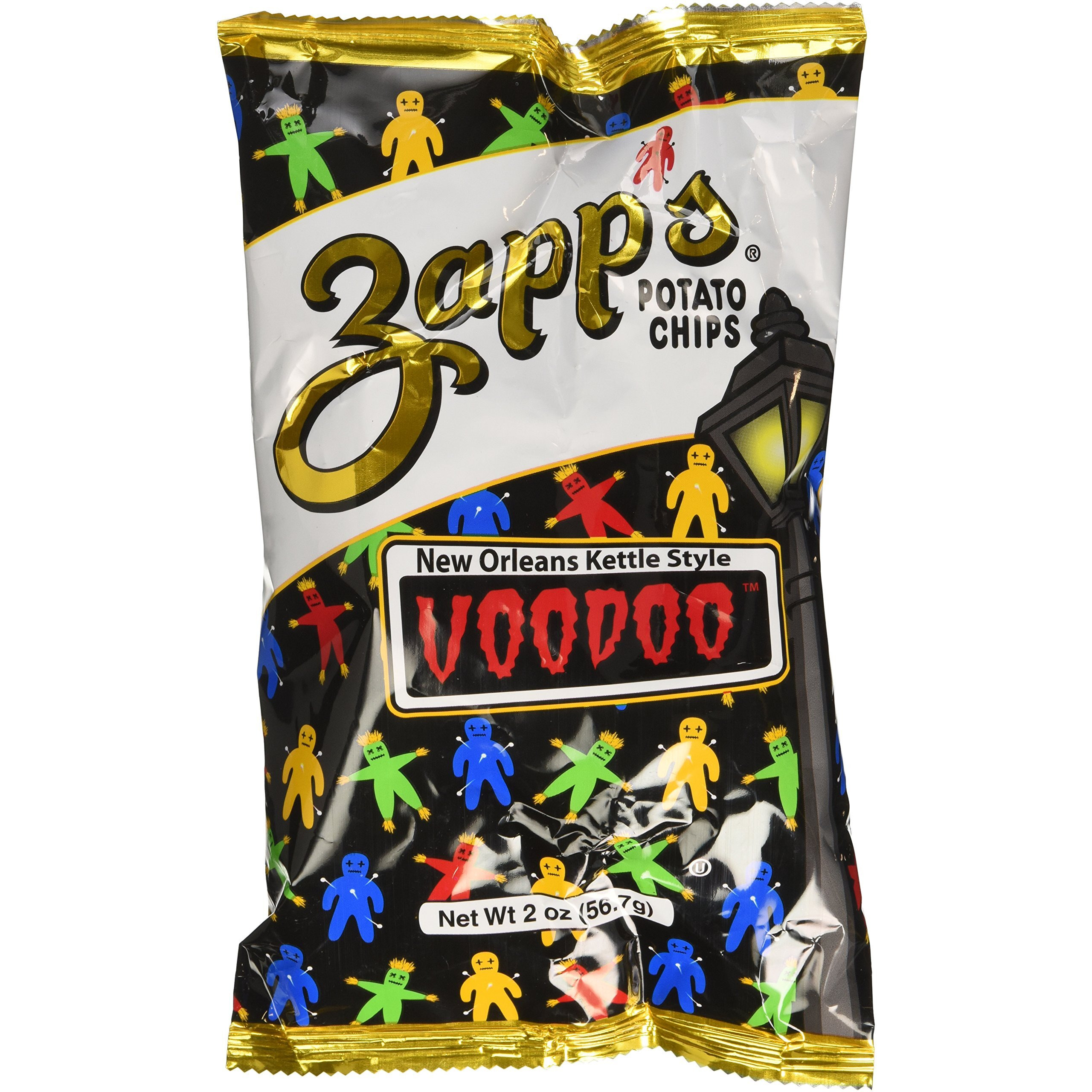 Zapps Potato Chips - Voodoo - 2 Oz (Pack Of 6)