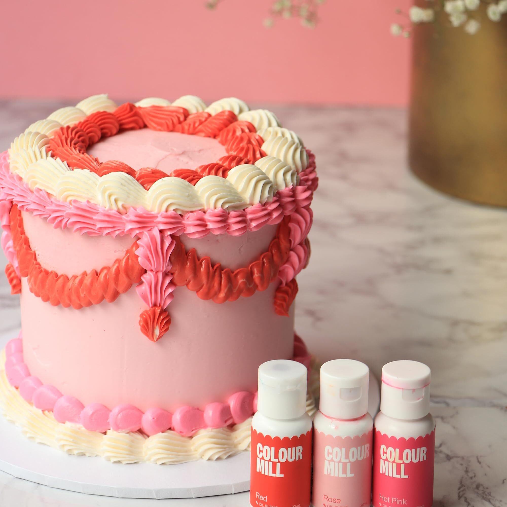 Colour Mill Oil-Based Food Coloring, 20 Milliliters Red