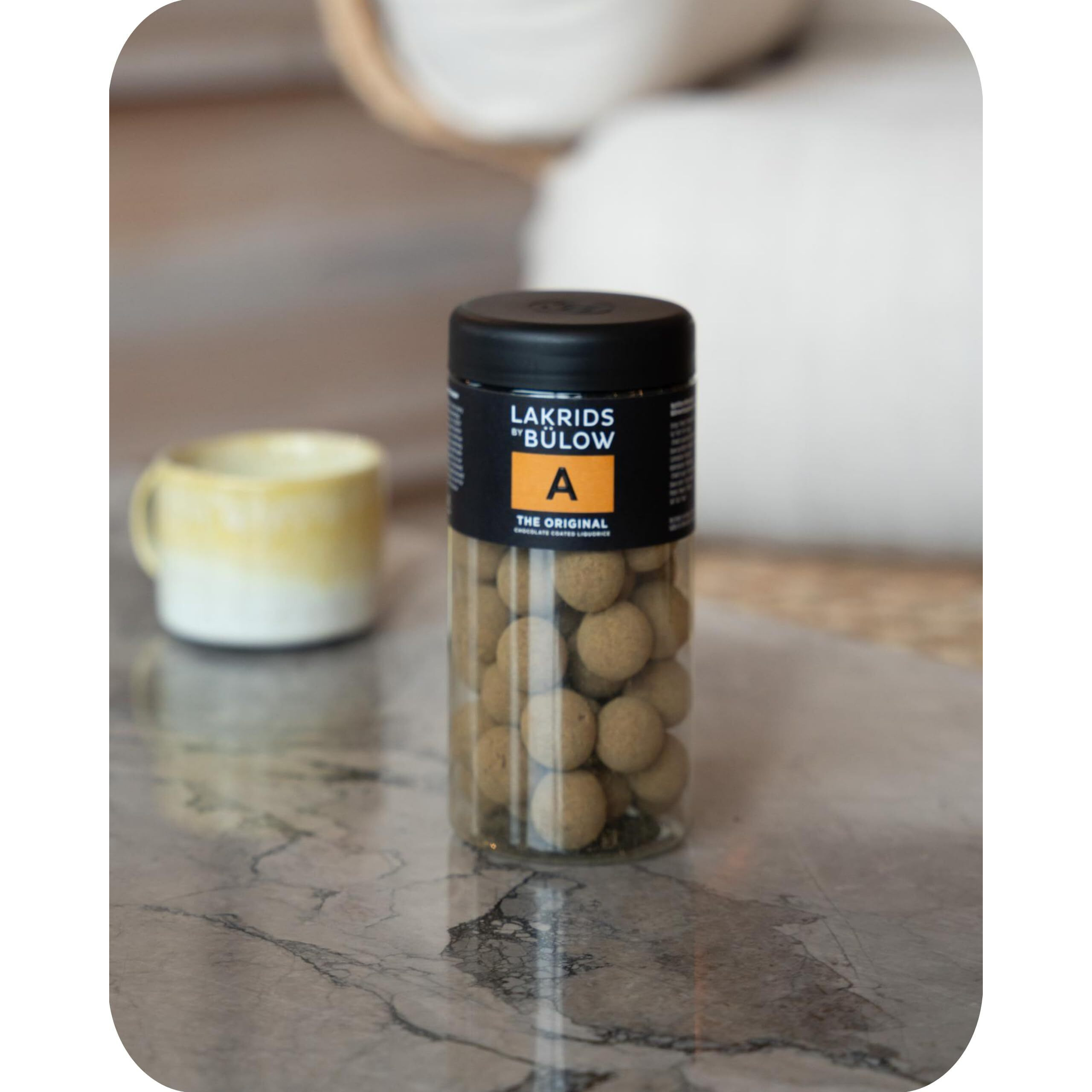 Lakrids By Blow - A - The Original - 10.4 Oz - Chocolate Coated Gourmet Licorice - Authentic Scandinavian Candy Produced In Denmark