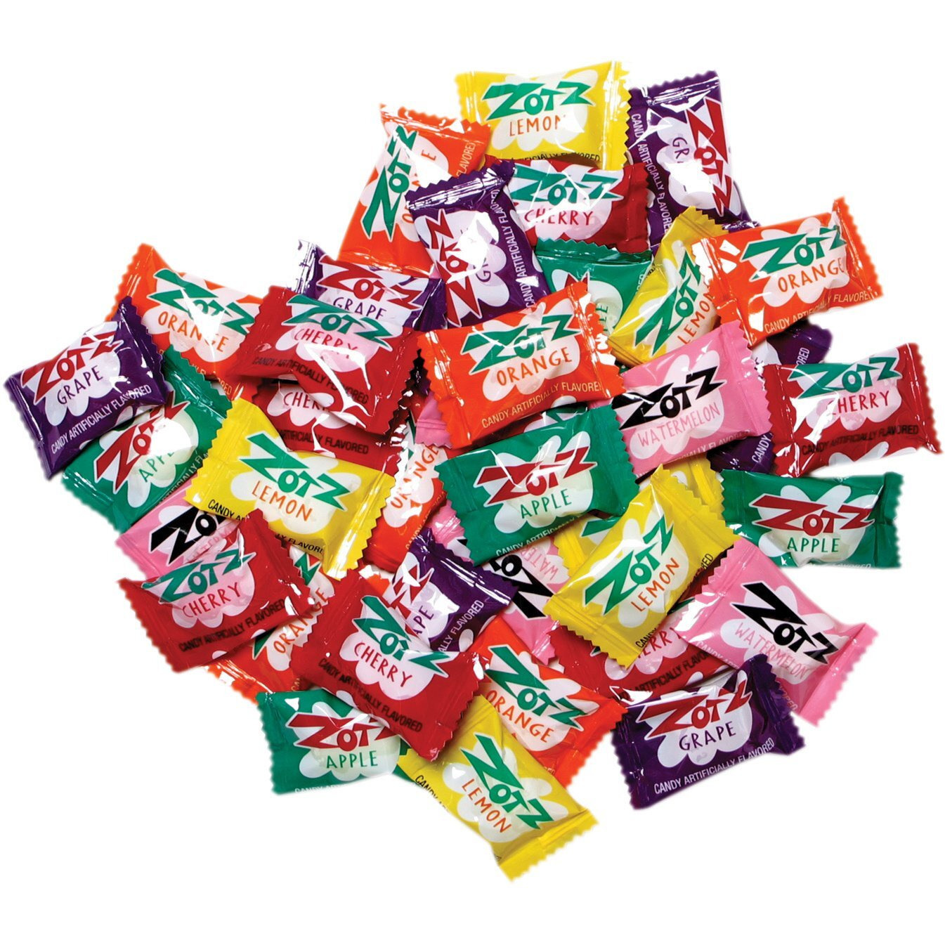 Zotz Individually Wrapped Bulk Candy, Assorted, 15-Pound