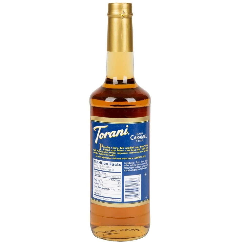 Torani Classic Caramel Syrup, 750 Ml