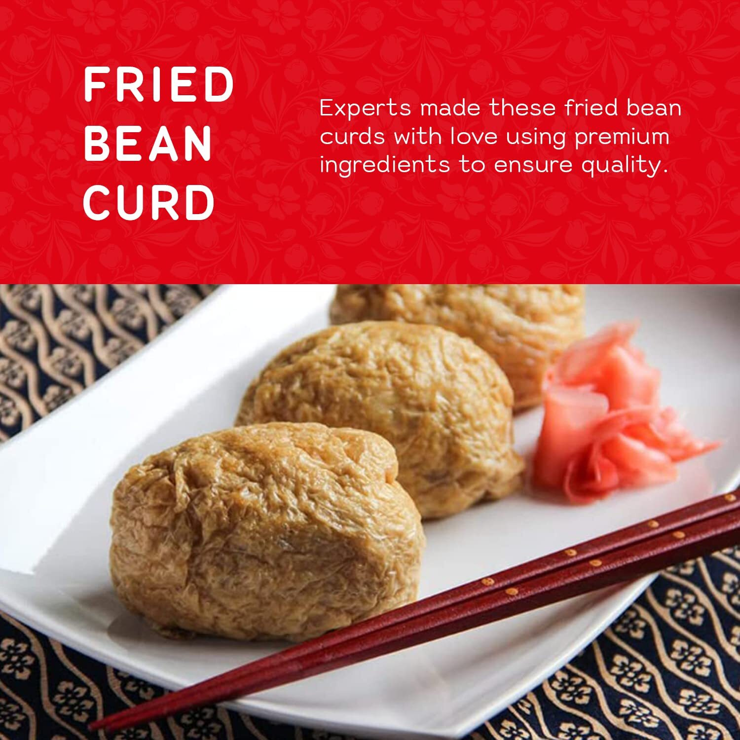 Shirakiku Inarizushi No Moto - Japanese Seasoned Fried Soy Bean Curd | Fried Bean Curd, Hydrogenated Vegetable Oil, Wheat, And Soybean | Soy Bean Flavor, 10Oz - (Pack Of 3)